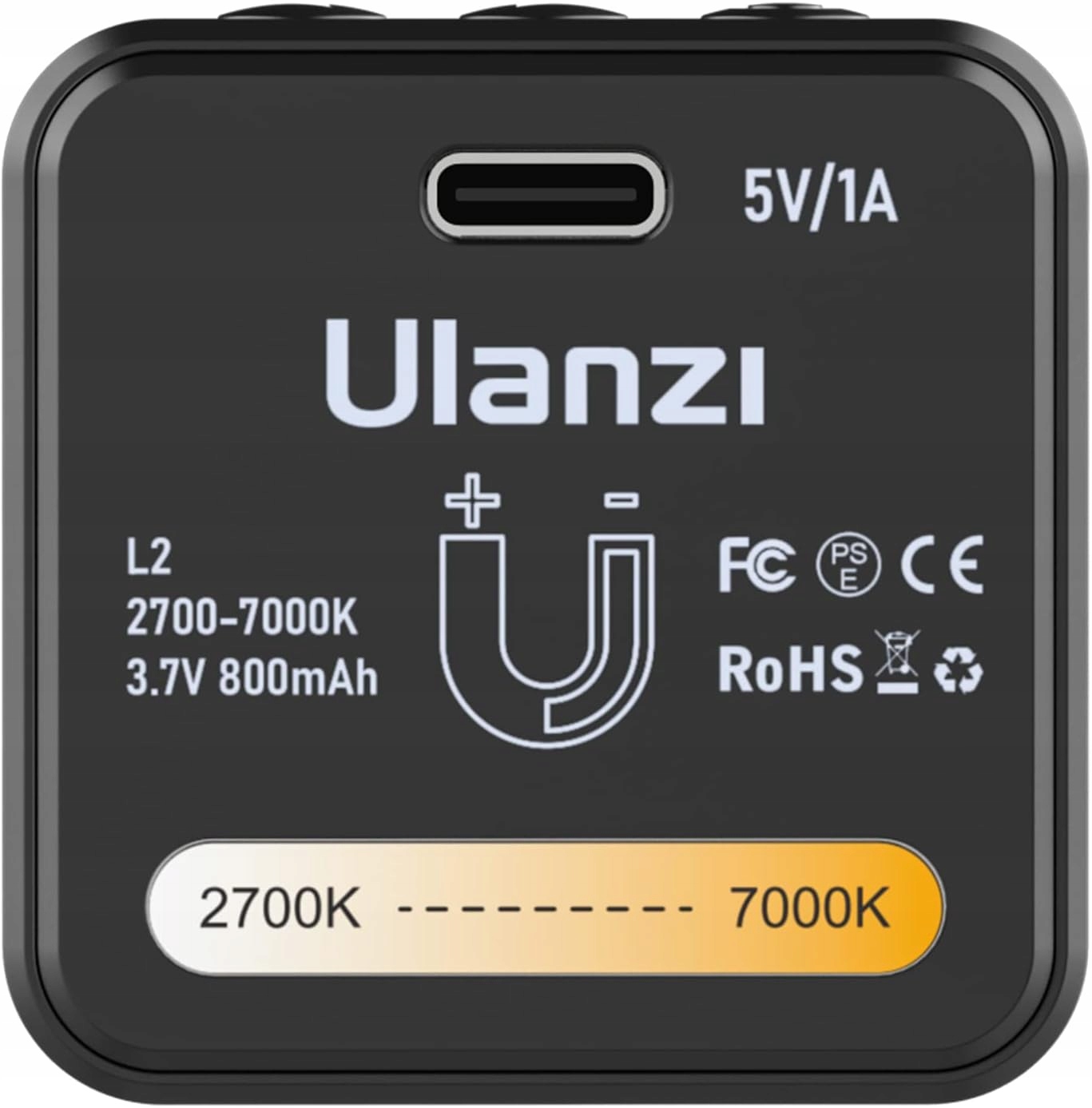 Wbudowany akumulator 800mAh – Długi czas pracy