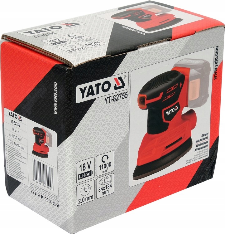 Akumulatorowa szlifierka oscylacyjna Yato – Wygoda i efektywność w pracy