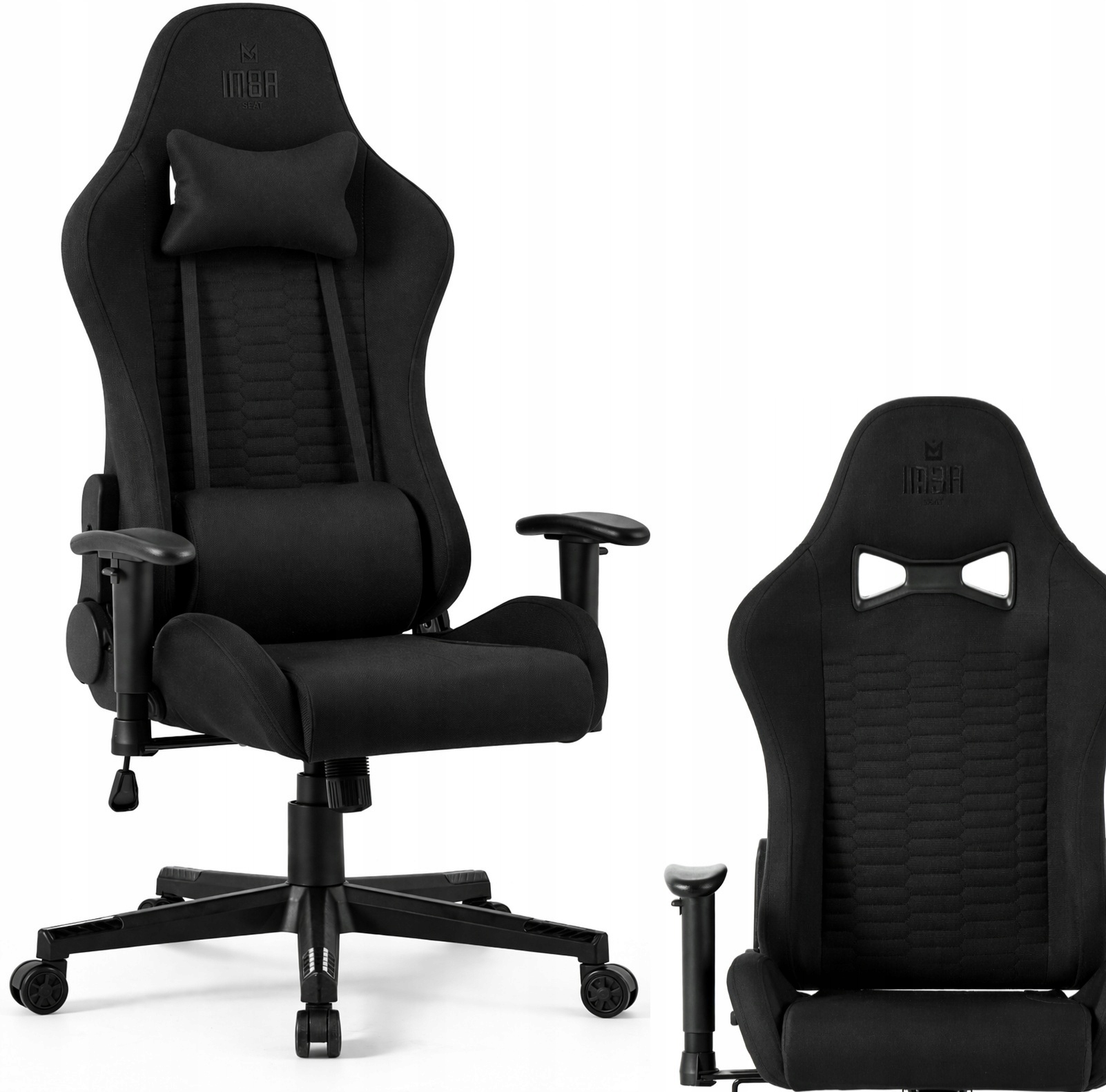 Fotel gamingowy IMBA Paladin II materiałowy – Komfort i styl w jednym