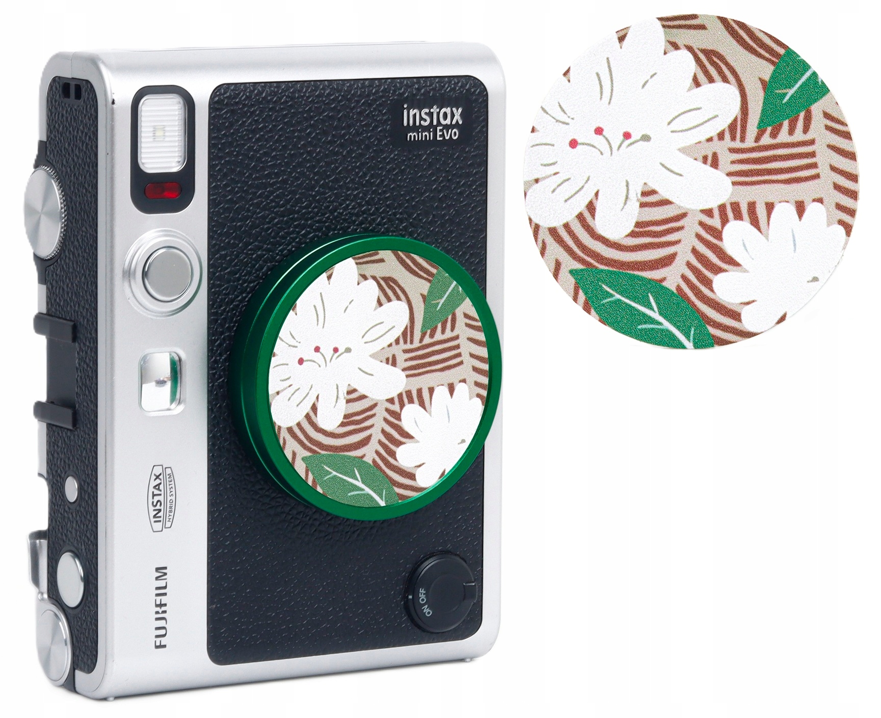 Naklejka Dekoracyjna Na Dekielek Do Fuji Fujifilm Instax Mini Evo – Stylowy dodatek do Twojego aparatu