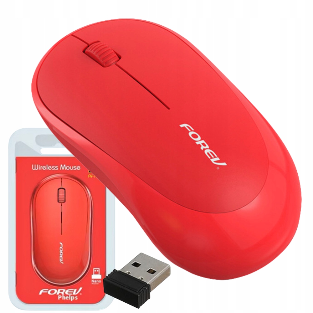 W zestawie: Myszka i Nano Odbiornik USB