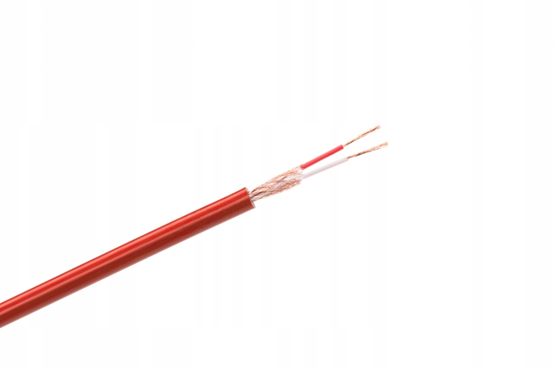 Kabel mikrofonowy stereo 6mm czerwony – Idealne rozwiązanie do profesjonalnych zastosowań audio