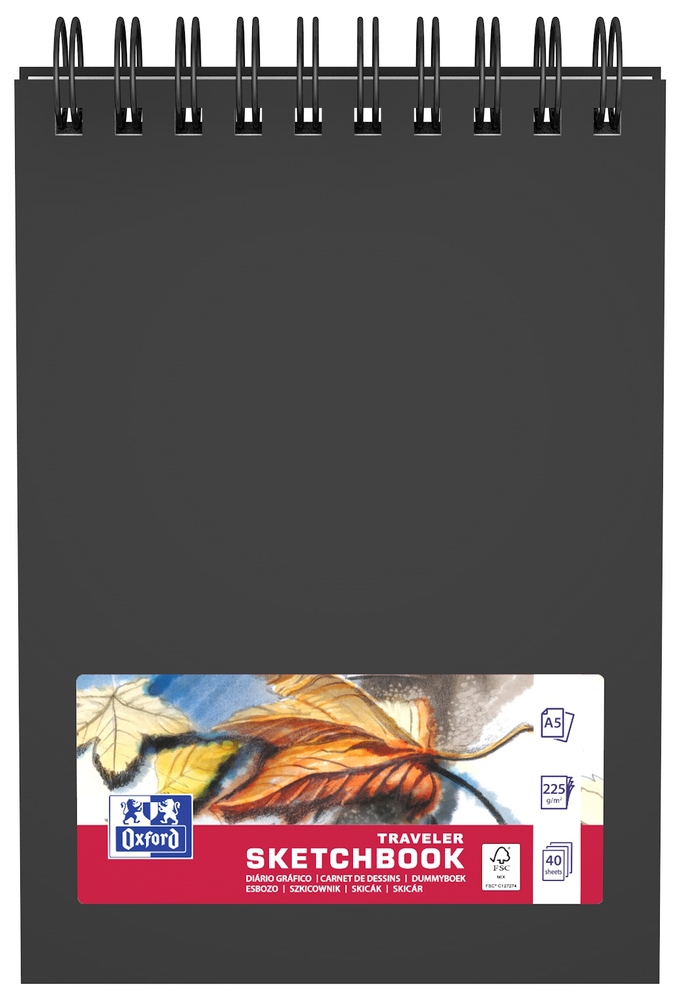 Wymiary i gramatura – A5, 40 kartek, 225 g/m²
