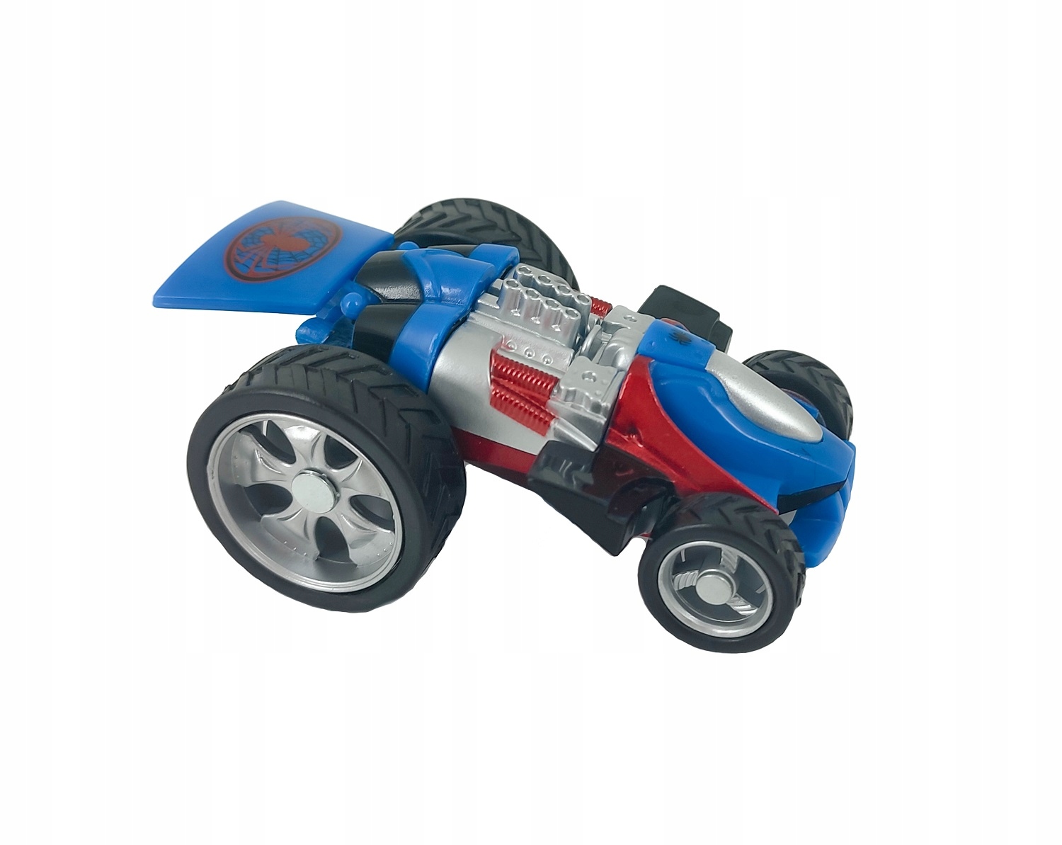 SPIDERMAN TRANSFORMUJĄCE AUTO MARVEL AVENGERS BLUE Bohater Avengers