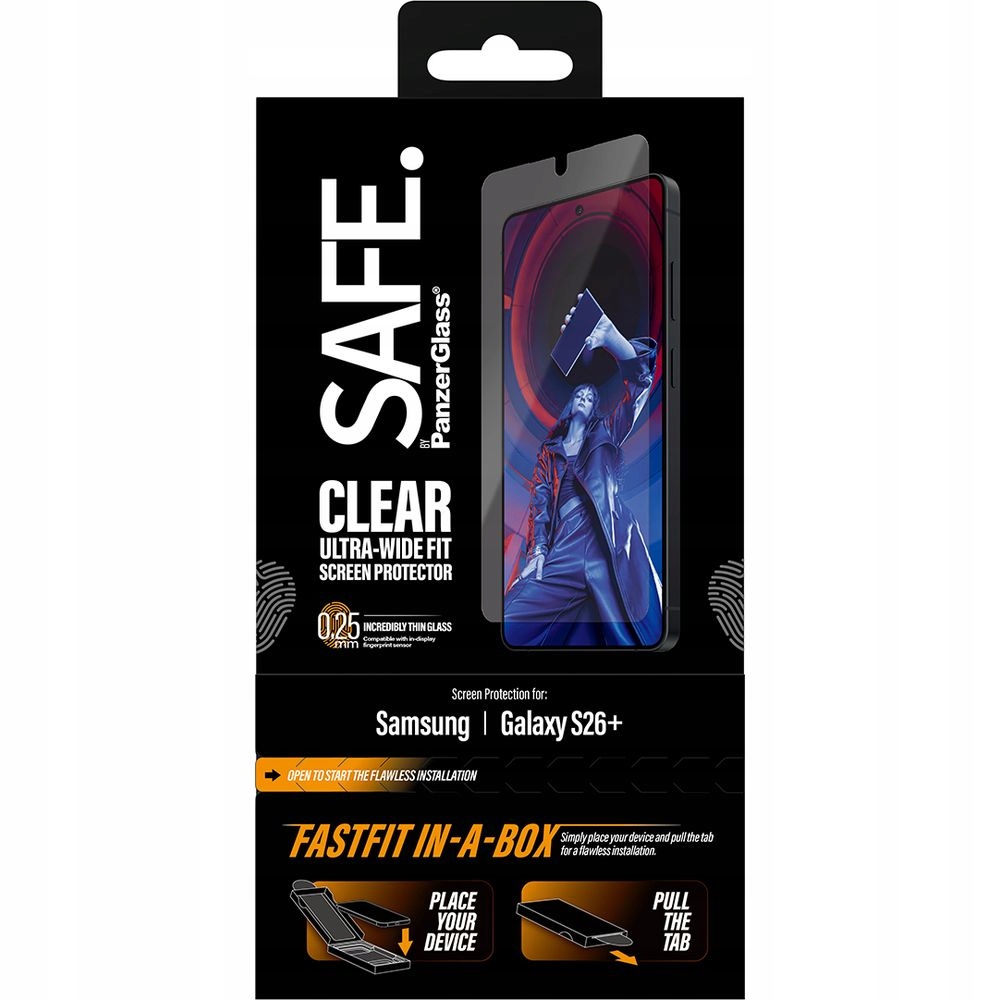 Szkło ochronne SAFE. by PanzerGlass do Samsung Galaxy S26+ – Najlepsza ochrona dla Twojego telefonu