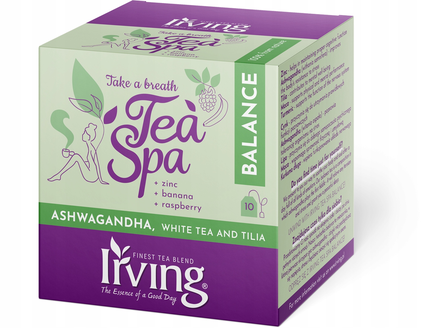 Herbata ziołowa Tea Spa Balance 10x1,5g – wsparcie dla ciała i umysłu