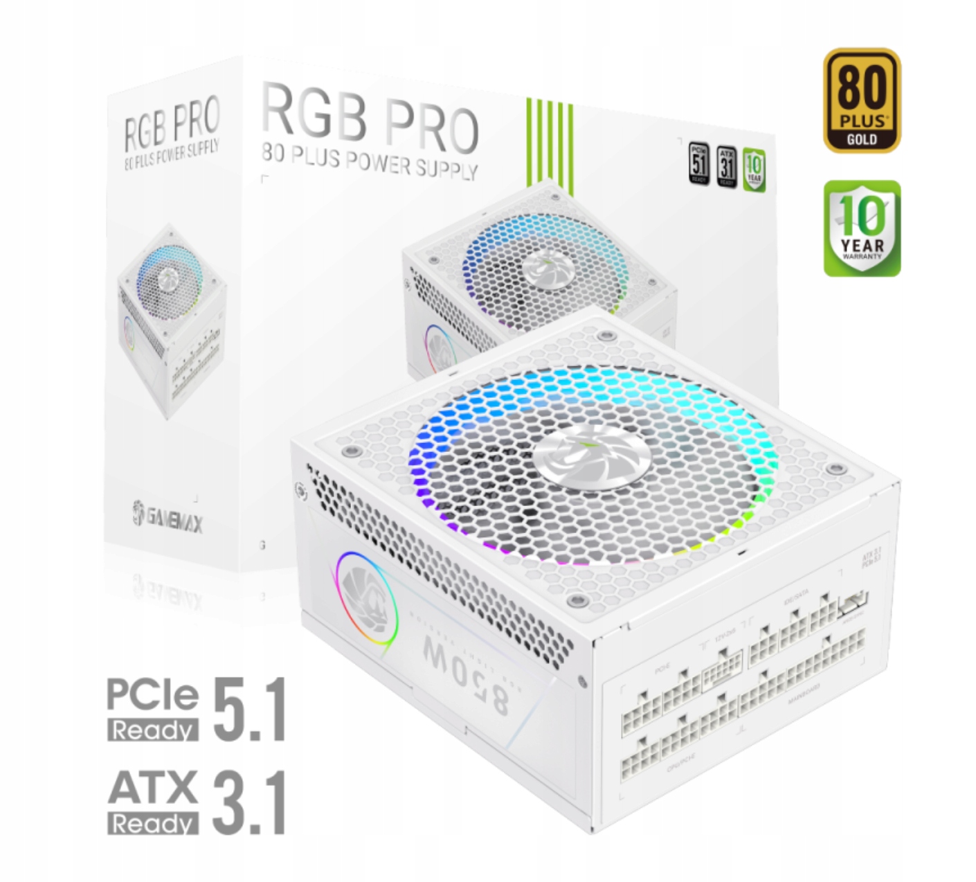 Gamemax GS 750G WH – Wydajny zasilacz SFX 750W dla Twojego komputera
