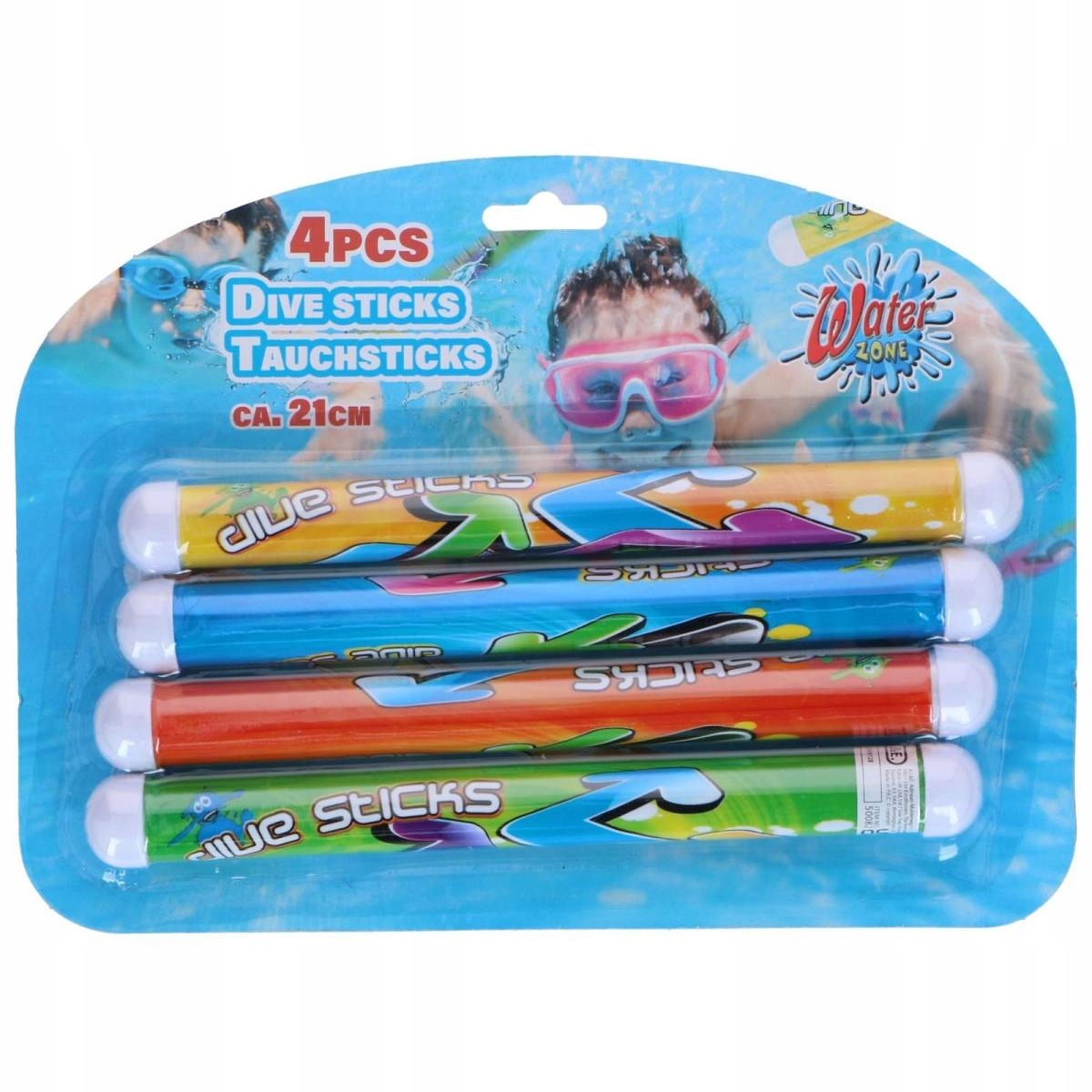 Pałki do nurkowania 4szt 21cm – Idealne akcesorium do nauki pływania