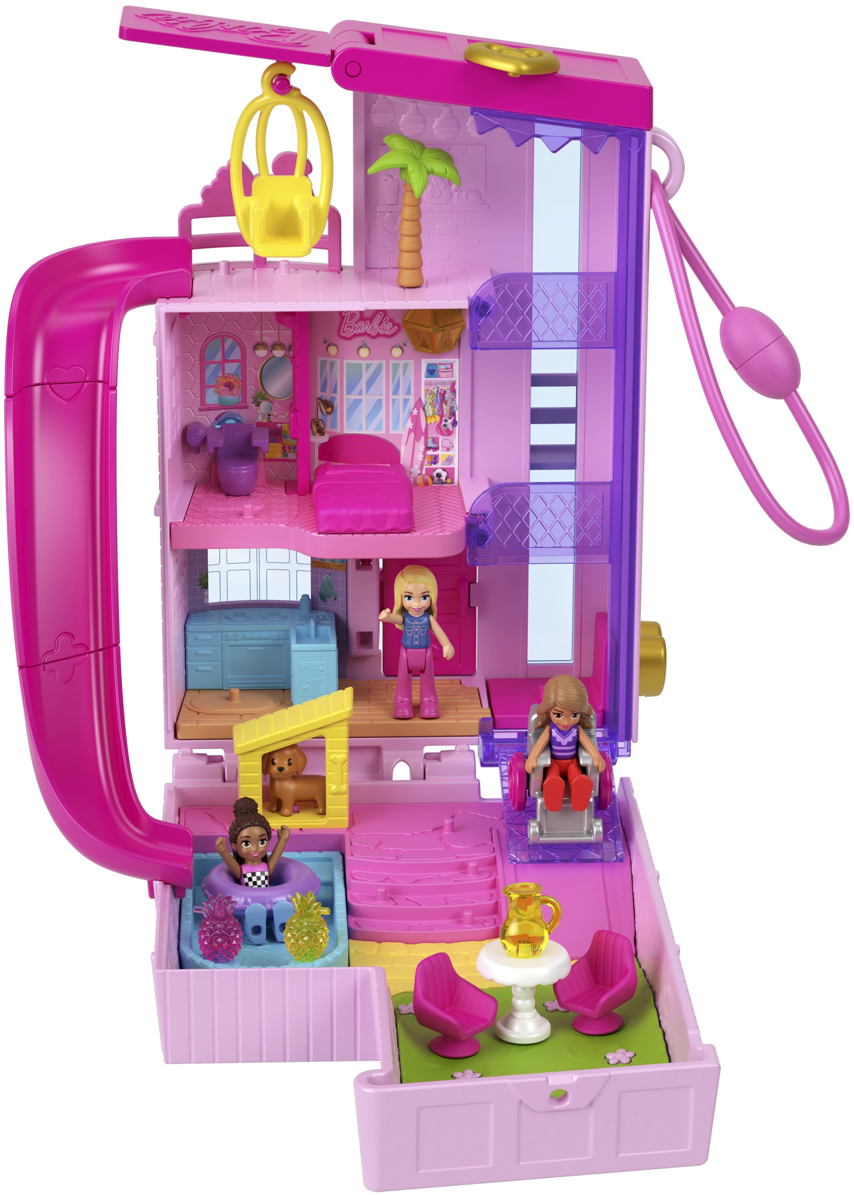 Mikroskalowy domek Barbie Dreamhouse z akcesoriami