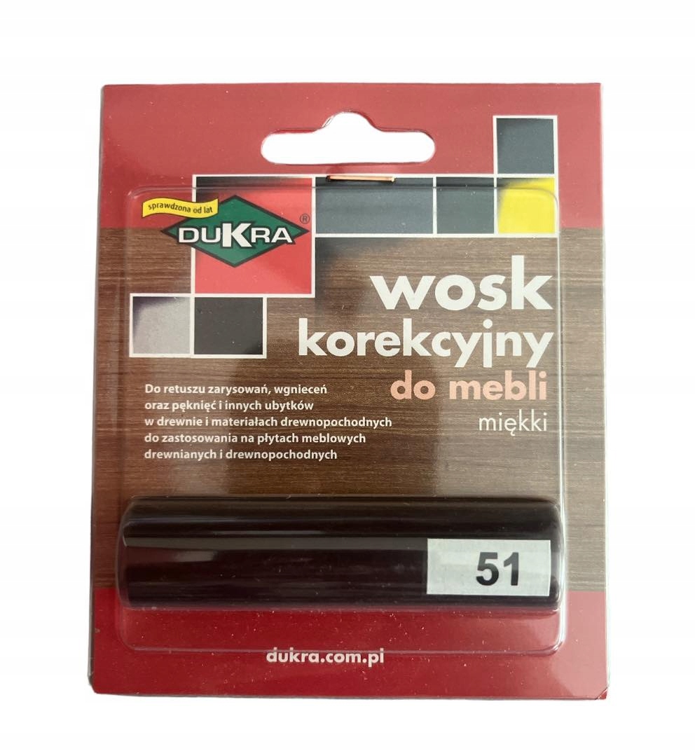 Wosk dostępny luzem lub w blistrze