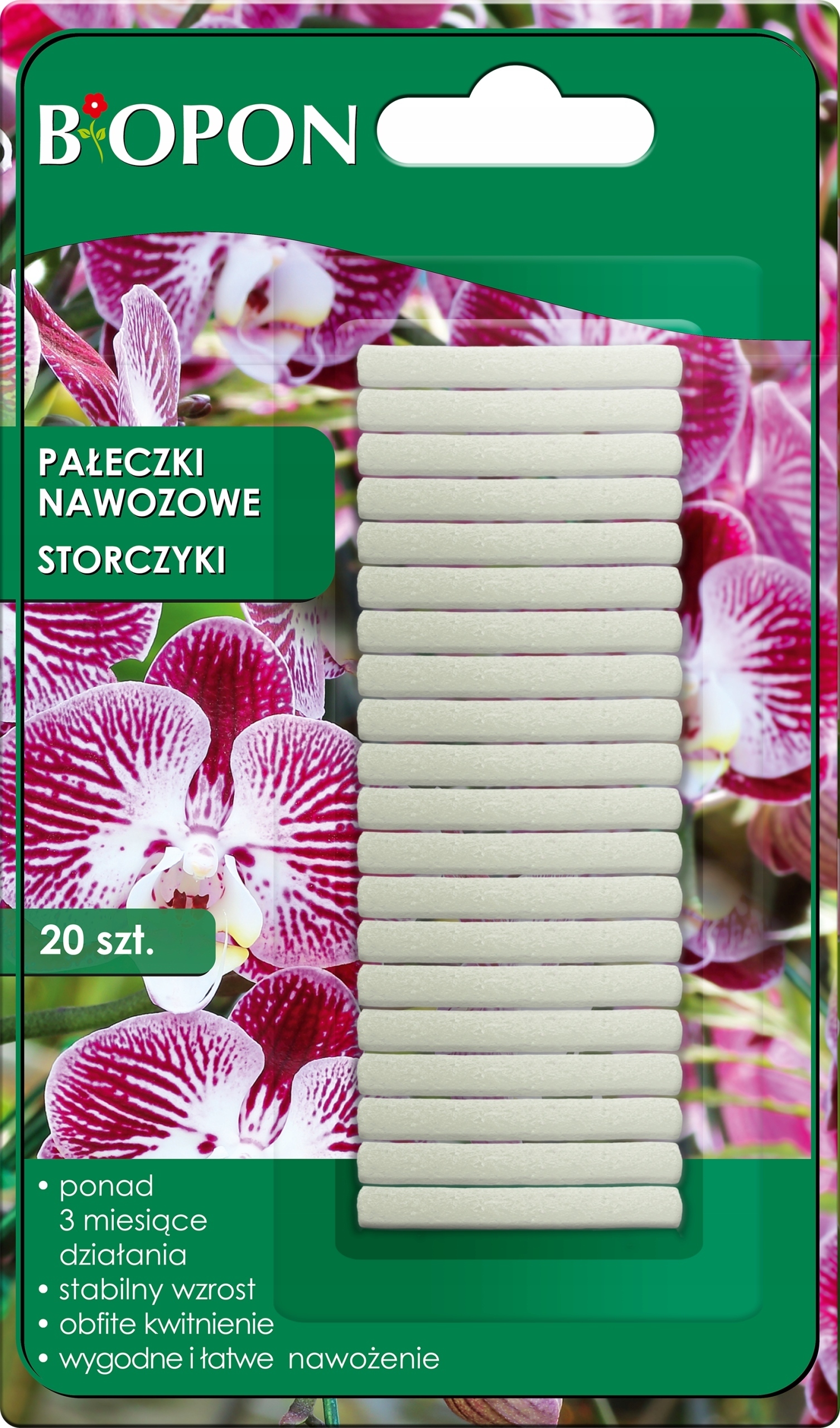 Nawóz - Pałeczki nawozowe do storczyków 20 szt.