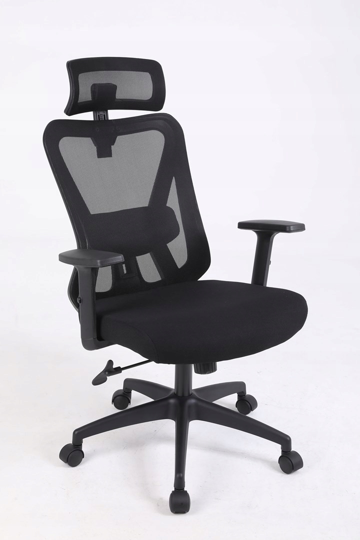 Ergonomiczny fotel biurowy ACTIVEJET T5 czarny – Komfort i wsparcie w pracy