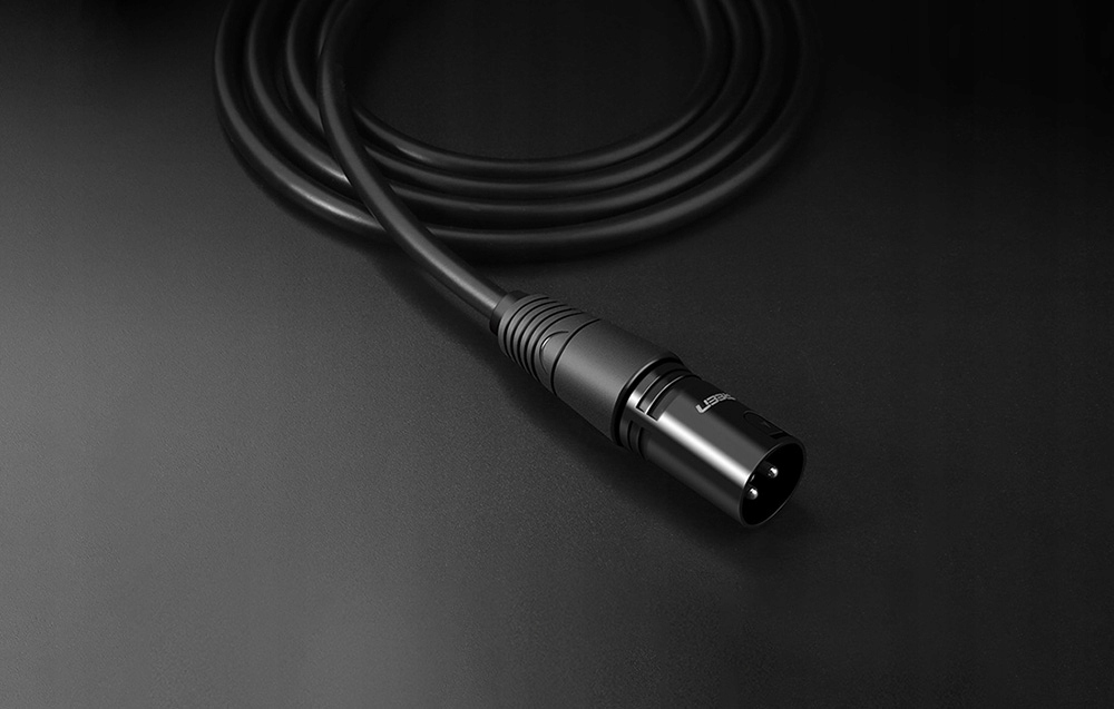 UGREEN Kabel XLR - XLR 2m czarny (20710B) – Profesjonalna jakość dźwięku