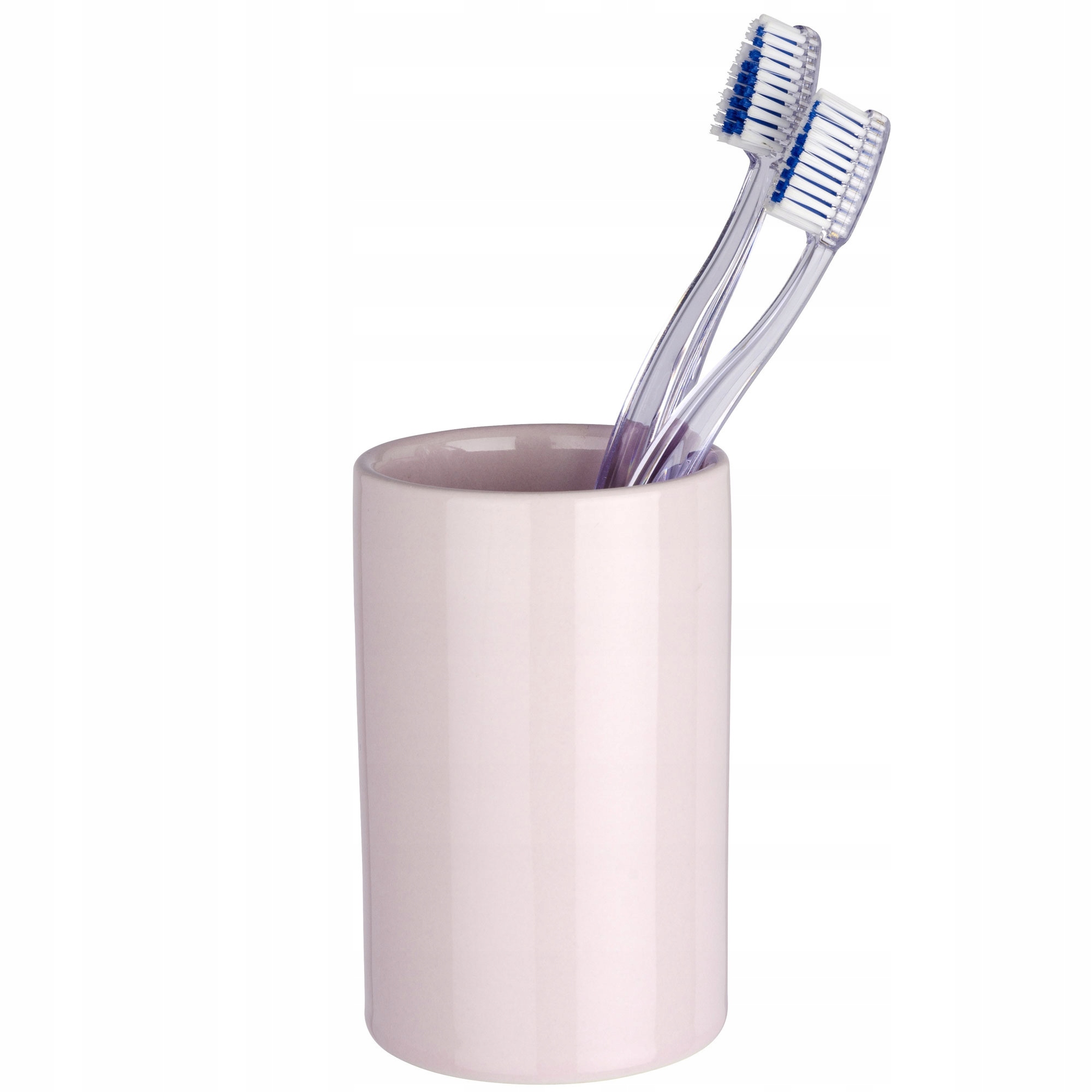 Wenko Pojemnik na szczoteczki do zębów POLARIS PASTEL PINK – Elegancki dodatek do Twojej łazienki