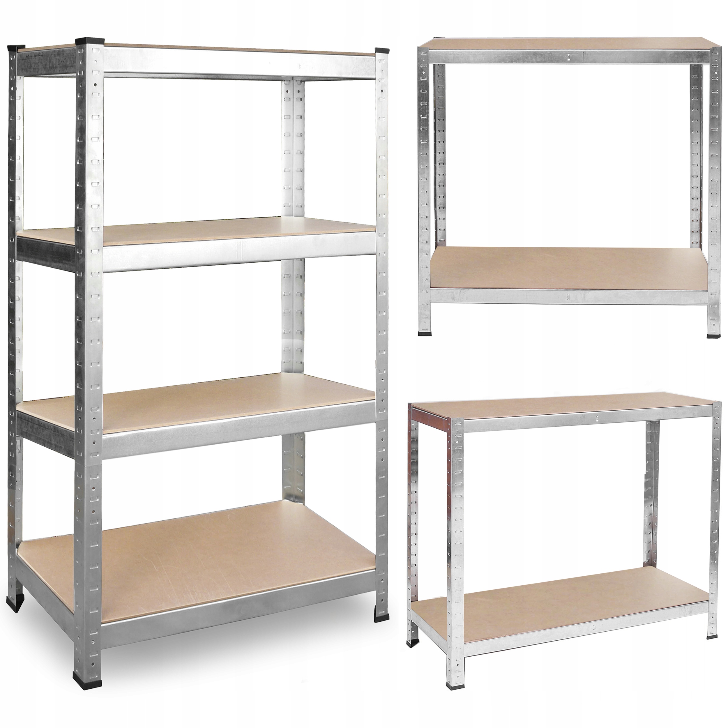 Regał metalowy magazynowy Plonos 174x80x40 cm – Idealne rozwiązanie do przechowywania