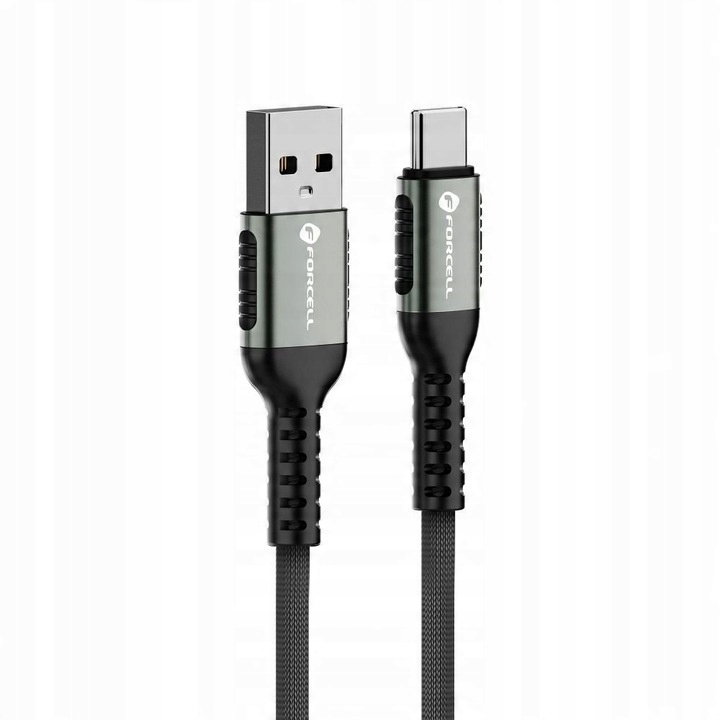 Kabel USB A do USB C Forcell F-Energy QC4.0 3A 66W Cafule 0,25 m – Szybkie ładowanie i transmisja danych