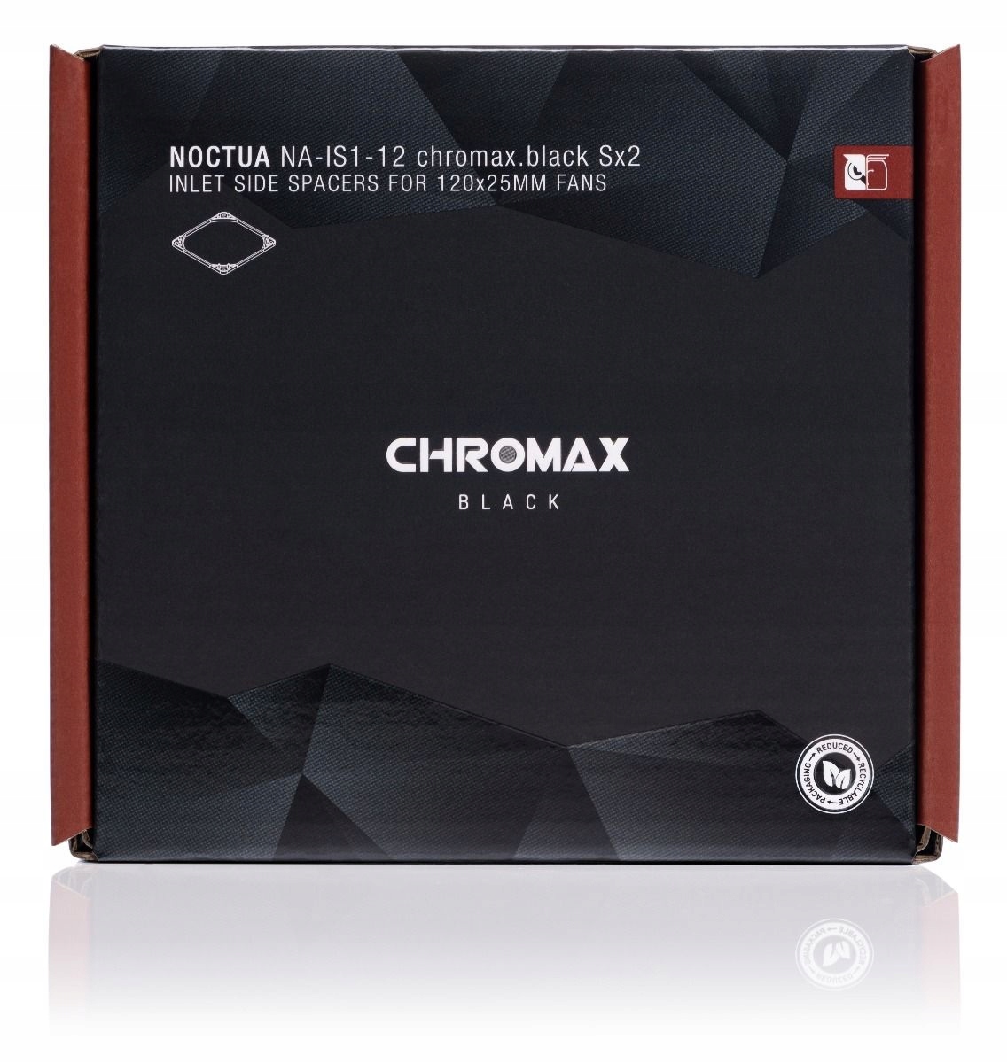 Noctua NA-IS1-12 Sx2 Ramki dystansowe chromax.black 120mm – Doskonałe rozwiązanie dla wentylatorów