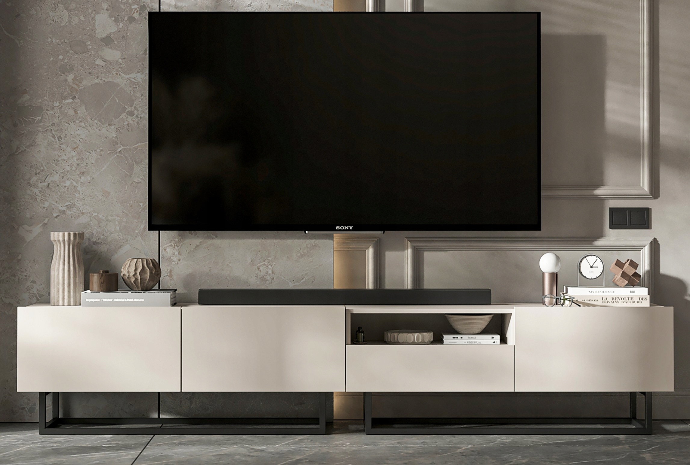 Nowoczesny design w kolorze kaszmir