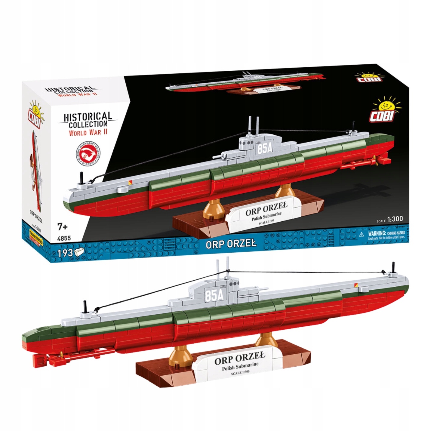 Klocki ORP Orzeł 193 – Odkryj legendę polskiej marynarki