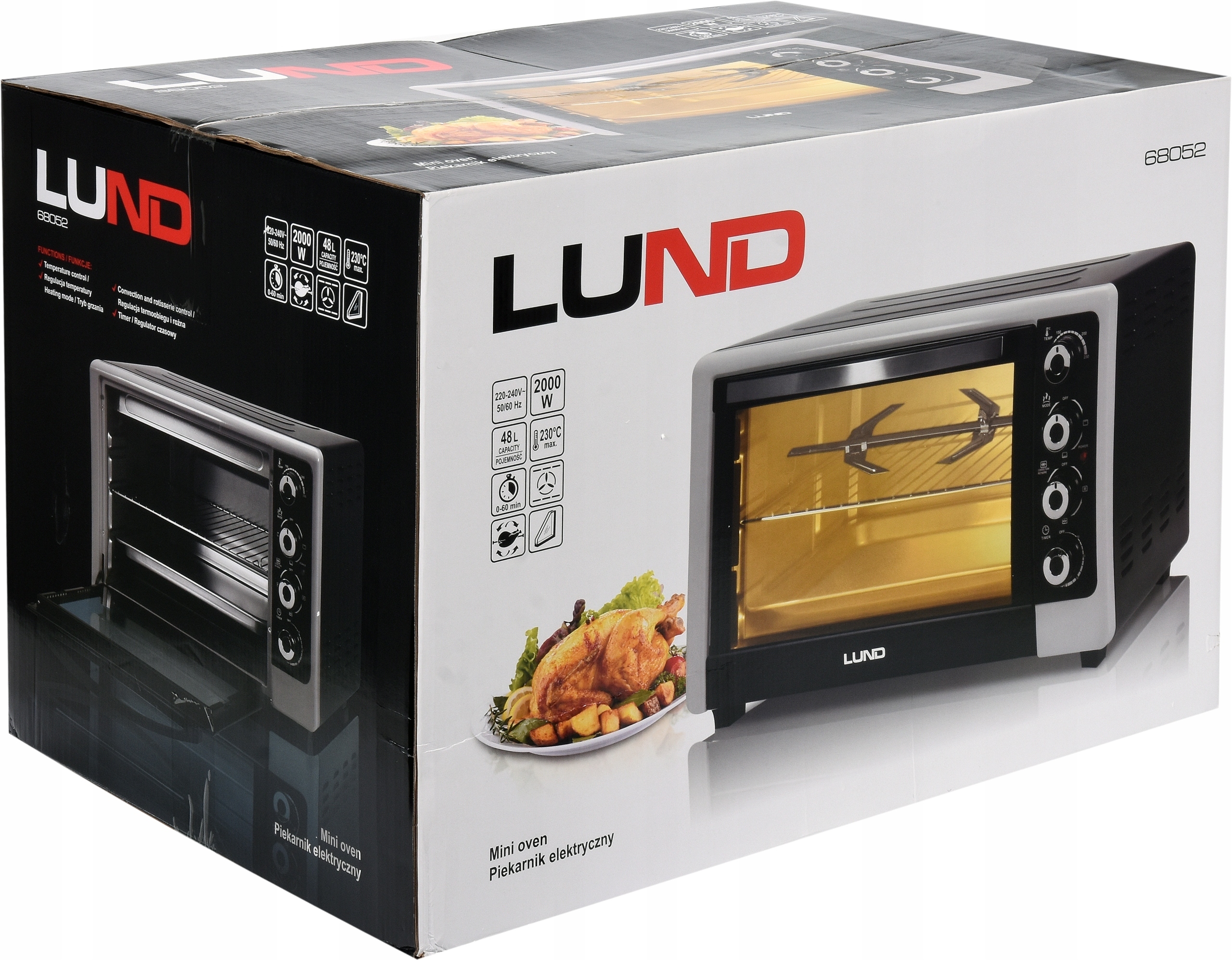 Pojemność 48L – Przygotuj więcej potraw jednocześnie