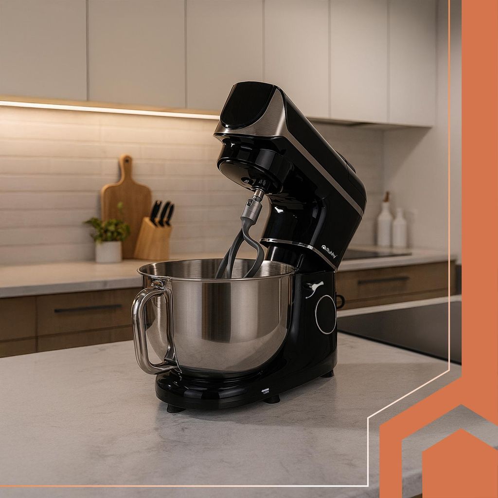 Robot kuchenny z podgrzewaną misą i wagą Ruhhy 25729 – Twój niezastąpiony pomocnik w kuchni