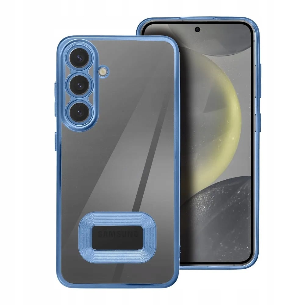 Futerał GLAM do SAMSUNG S25 niebieski – Elegancka ochrona dla Twojego telefonu