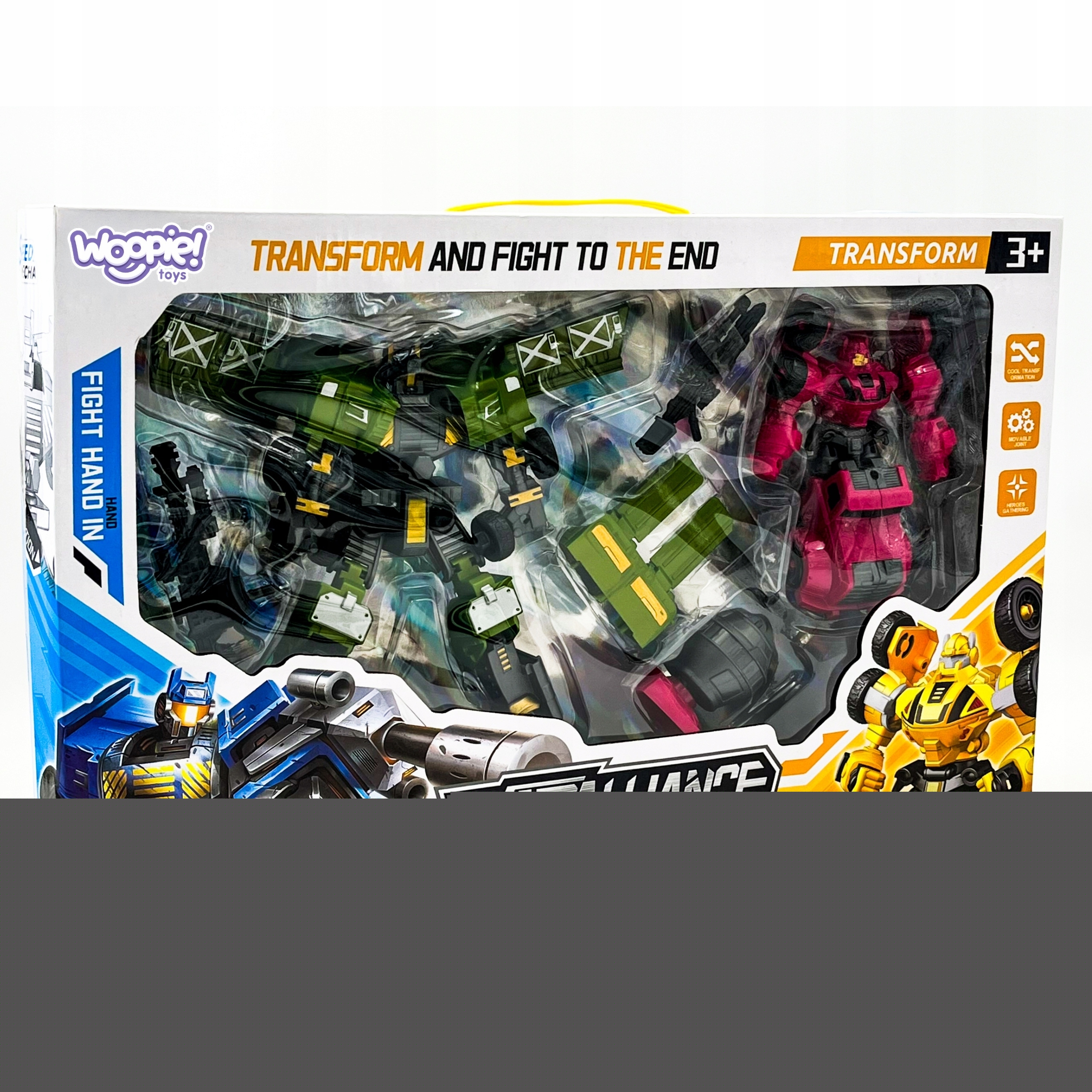 Roboty Transformujące Zestaw 4w1 Samochody Bojowe – Epickie starcie w Twoim domu!