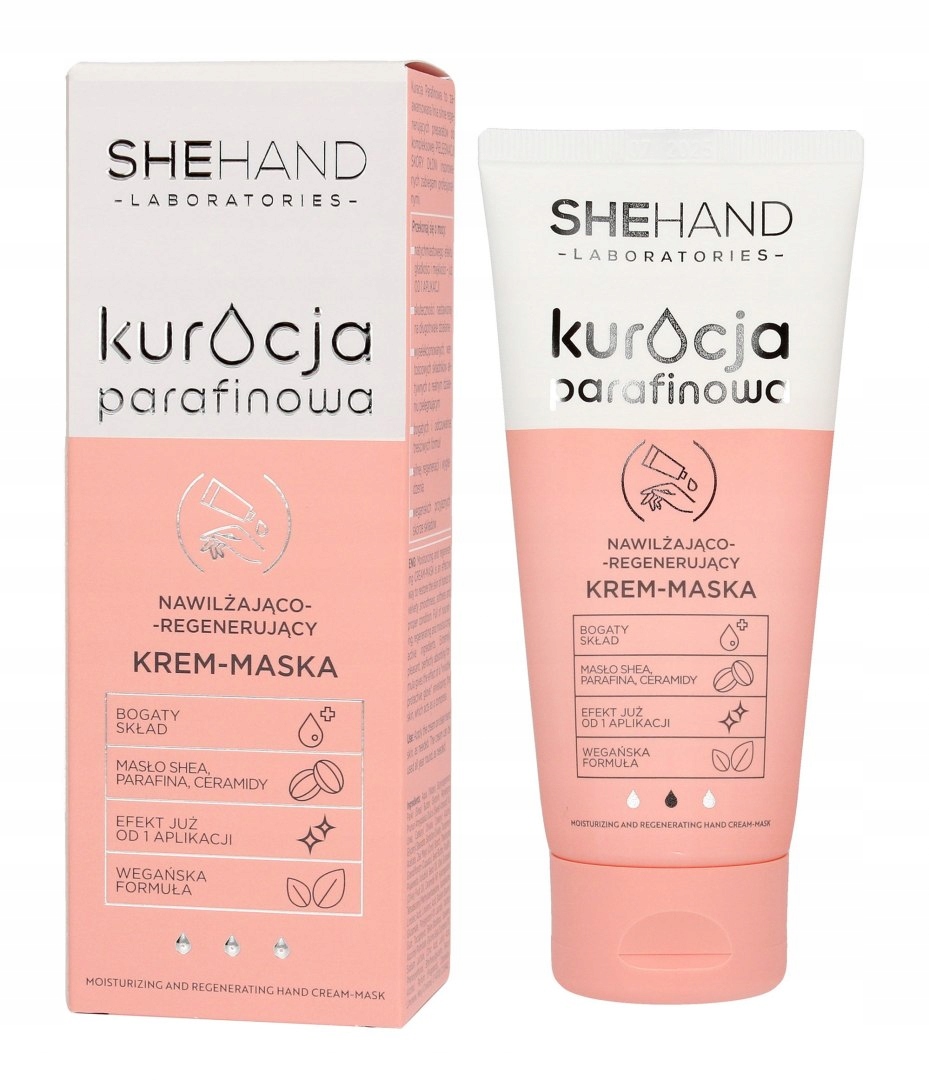 SHEHAND_Laboratories Kuracja Parafinowa Nawilżająco-Regenerujący Krem-Maska do Dłoni 75ml – Twoje dłonie w najlepszej kondycji