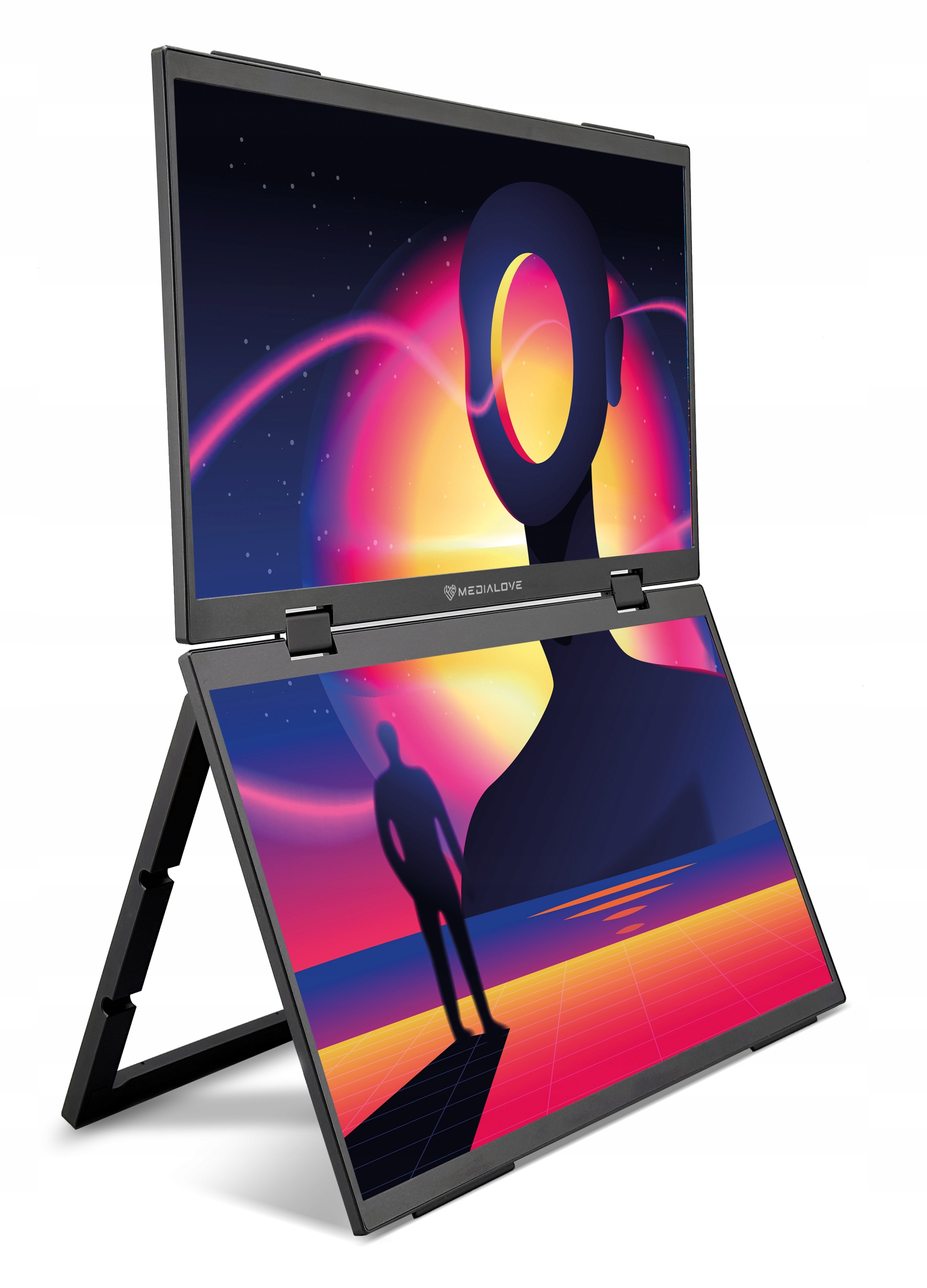 Rozszerzona przestrzeń robocza z dwoma ekranami