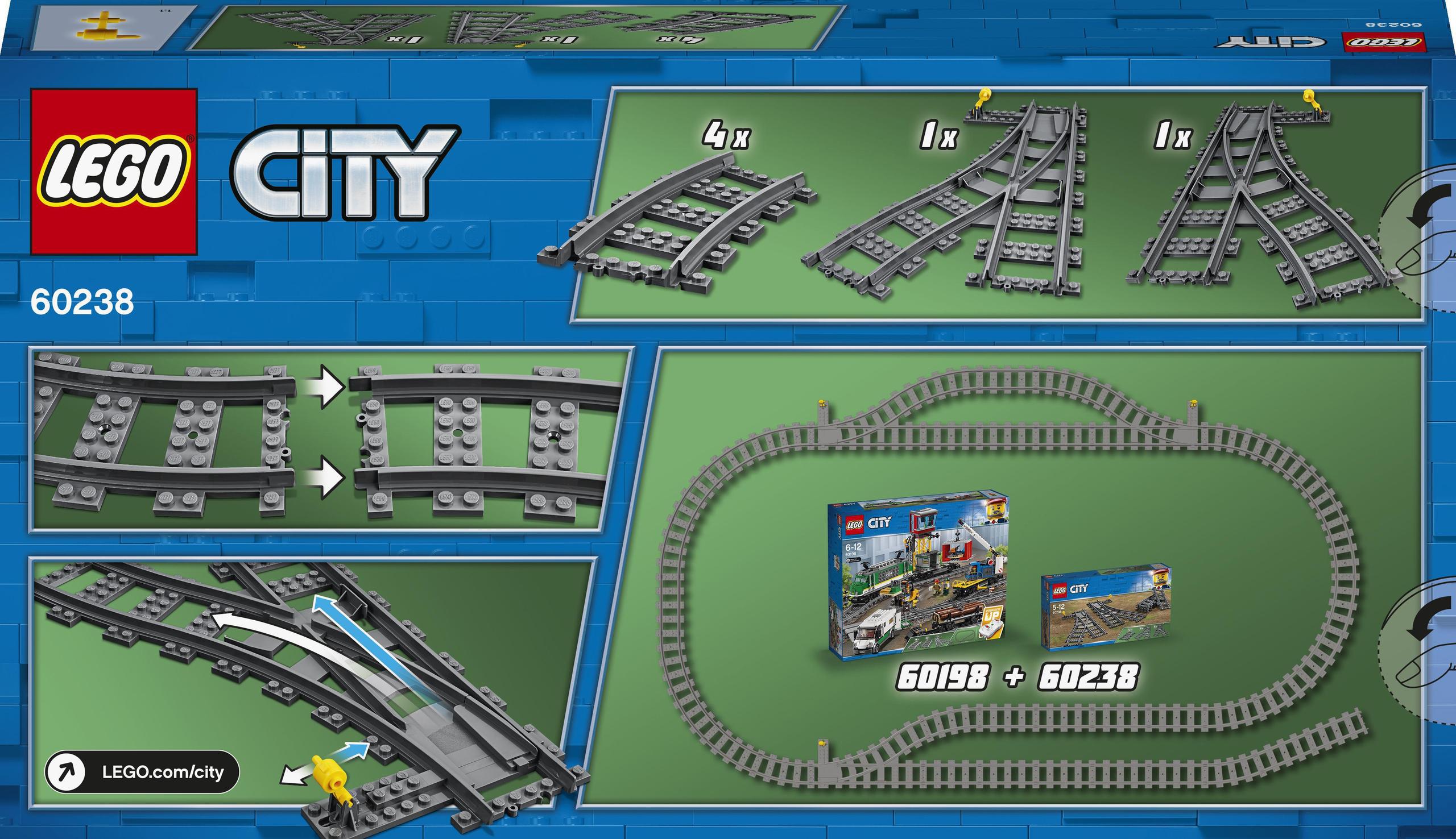 Kreatywna zabawa z zestawem LEGO City Zwrotnice