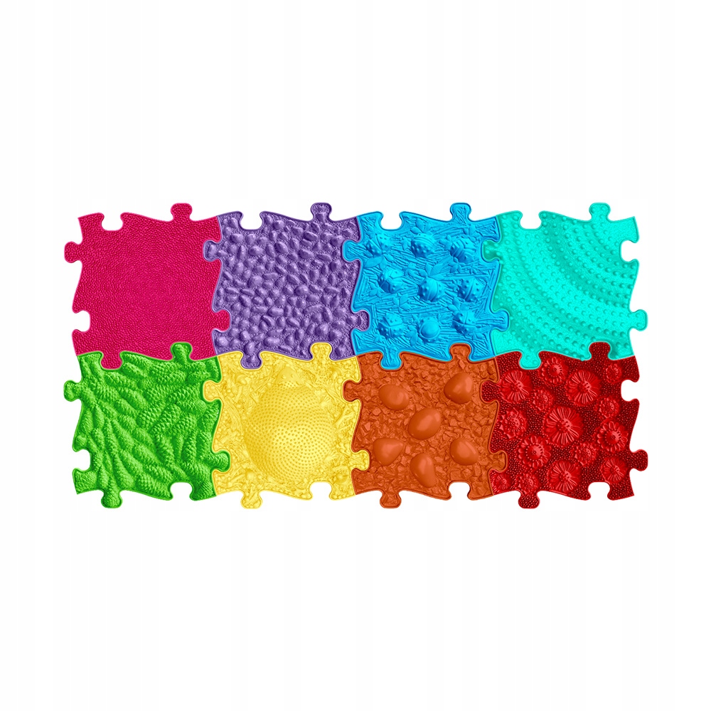 Mata Sensoryczna Ortopedyczna Zestaw 8w1 Rainbow – Stymulacja i zabawa dla dzieci