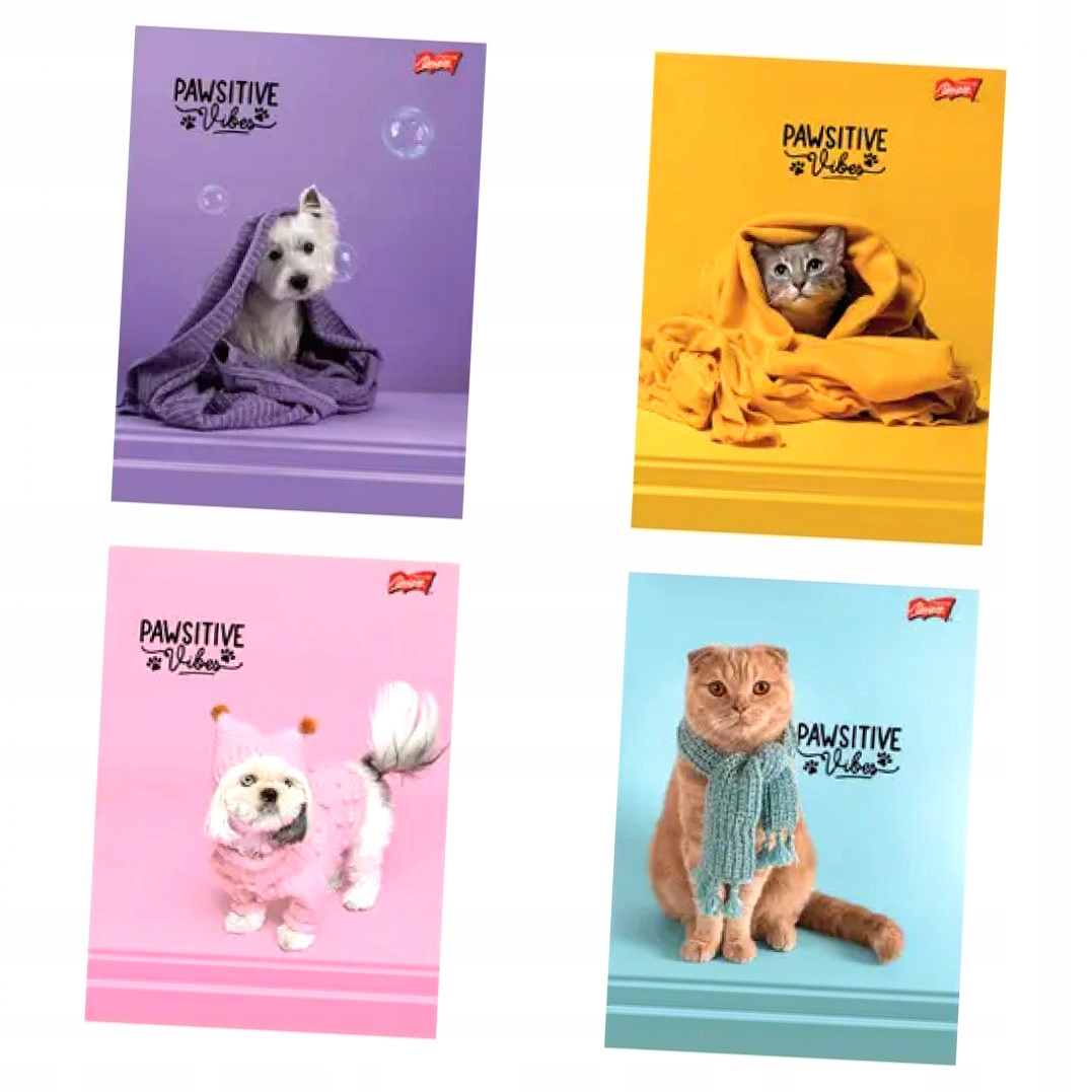 Oryginalny design z motywem Pawsitive Vibes