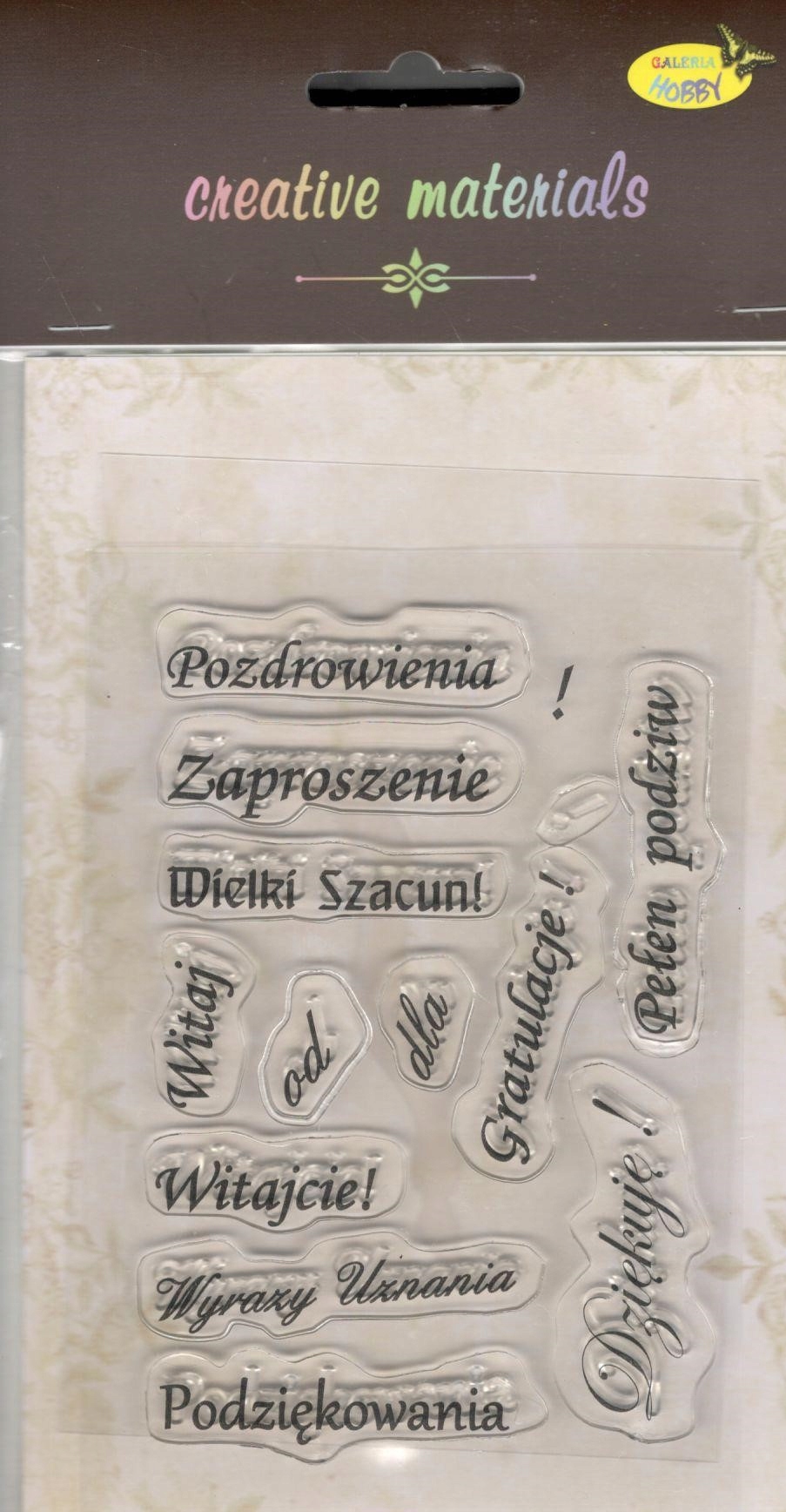 Wzory i motywy – Pozdrowienia, Gratulacje i inne