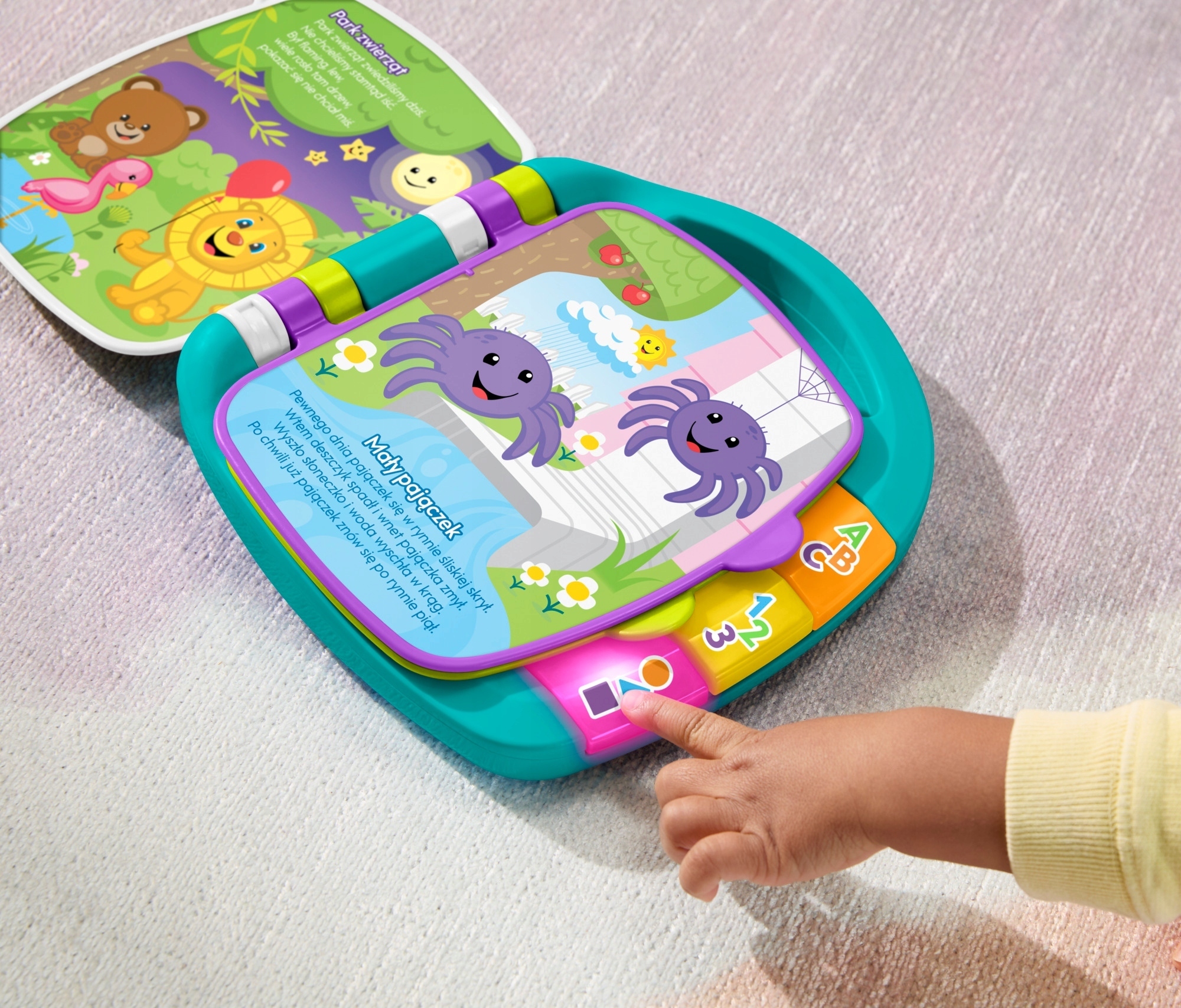 Kolorowe ilustracje i wesołe piosenki – Odkryj świat zabawy z Fisher-Price