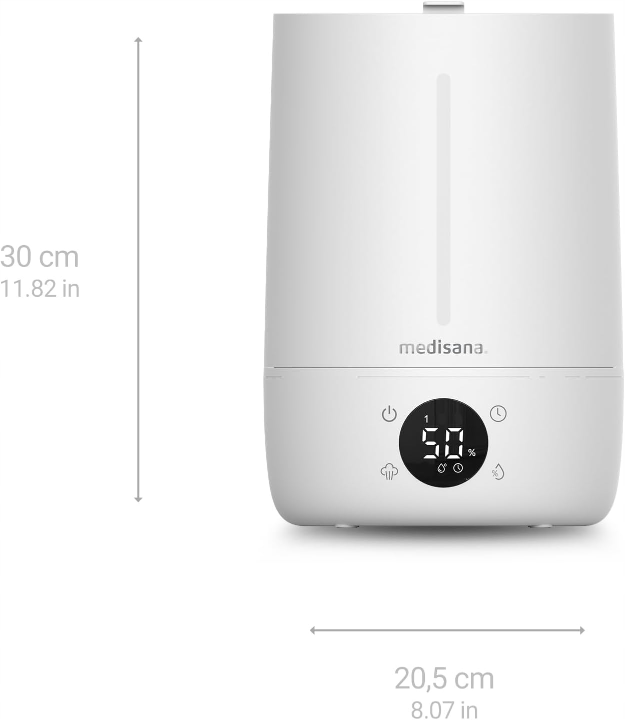 Nowoczesny design z górnym wlewem – Wygodne napełnianie zbiornika