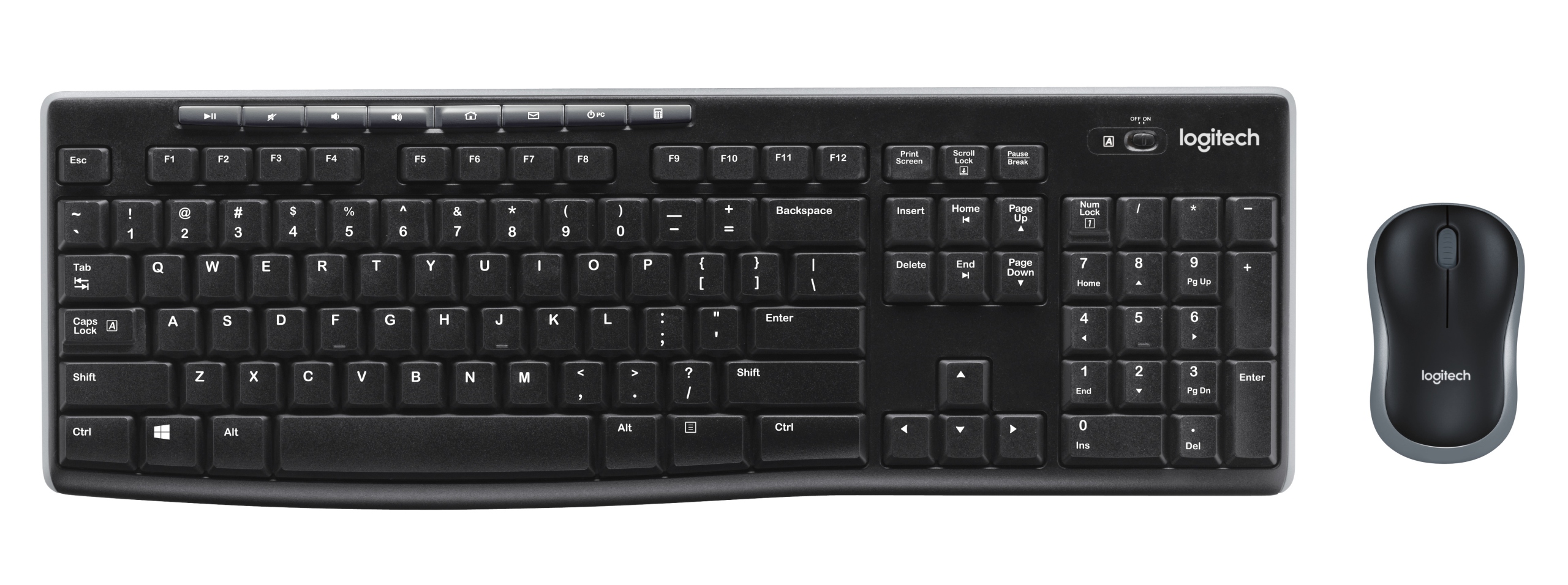 Logitech MK270 – Bezprzewodowy zestaw klawiatury i myszy