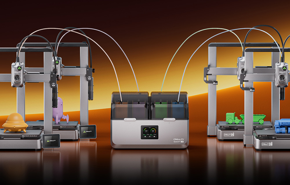 Suszarka do filamentu Creality SpacePi X4 - Suszenie różnych filamentów