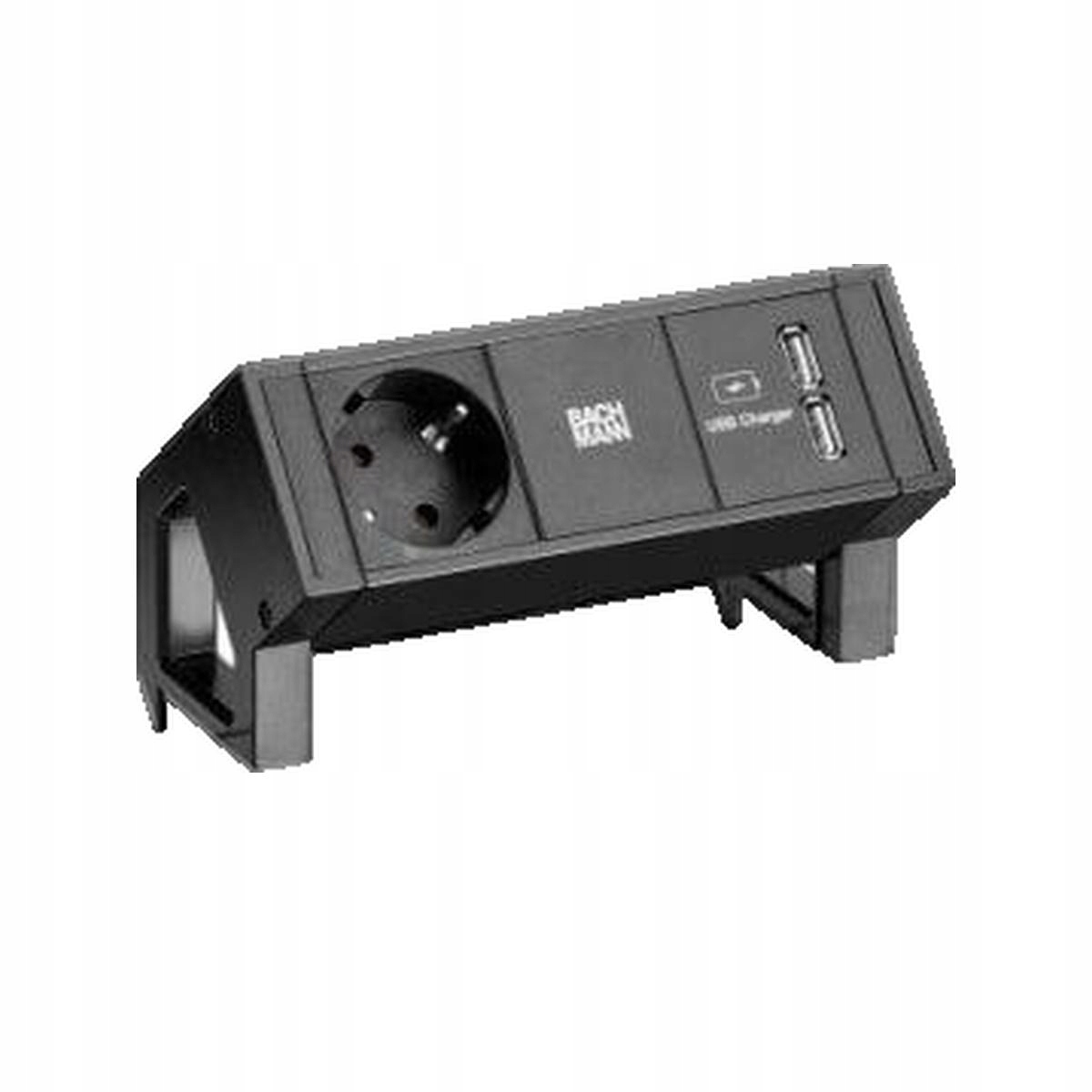 BACHMANN DESK 2 – Innowacyjna listwa zasilająca z gniazdem i ładowarką USB