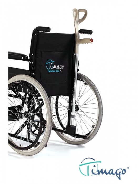 PDS CARE Uchwyt na kule inwalidzkie i laski do wózka – Komfort i bezpieczeństwo w codziennym użytkowaniu