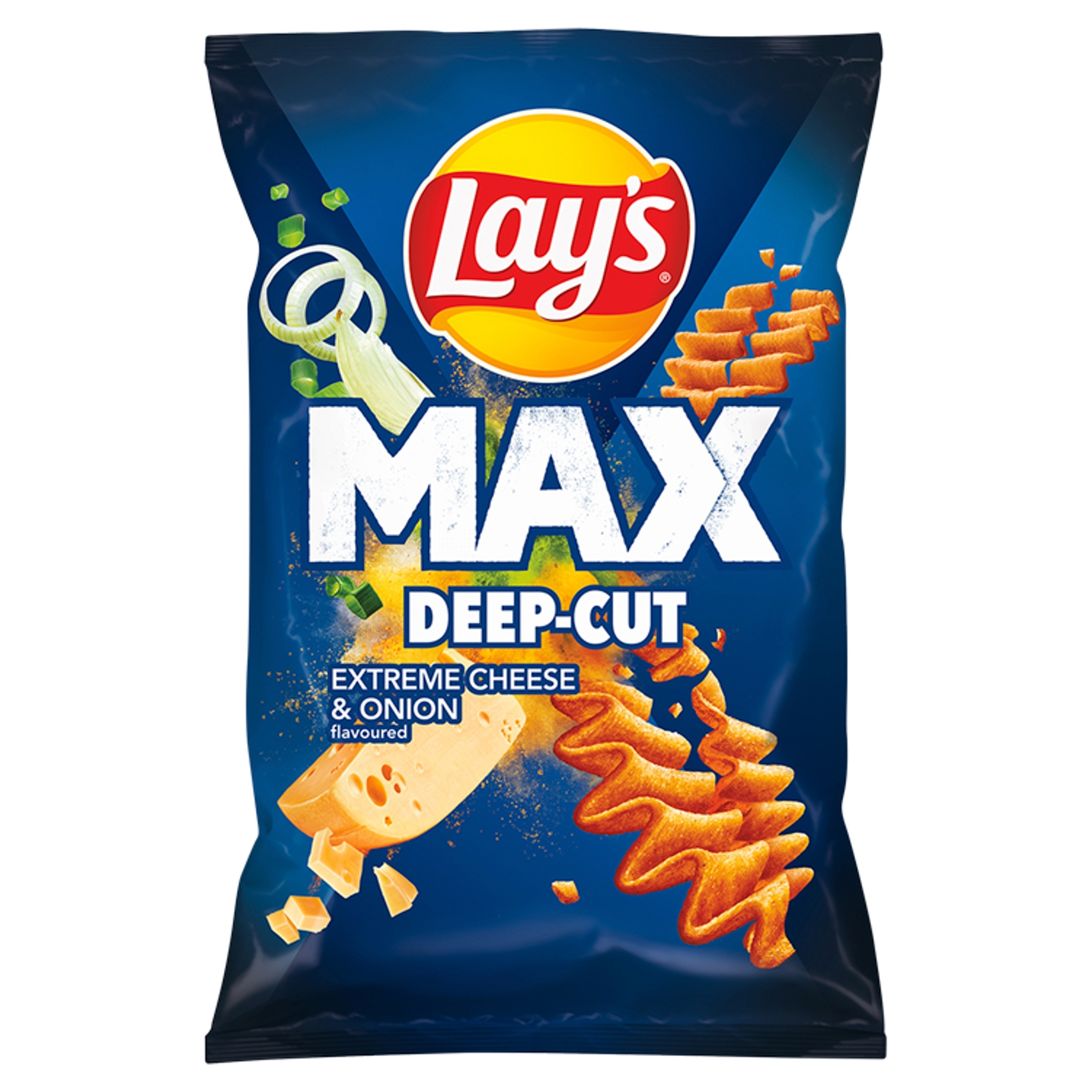 Lay's Max Deep-Cut ser-cebulka 120 g – Idealne chipsy na każdą okazję