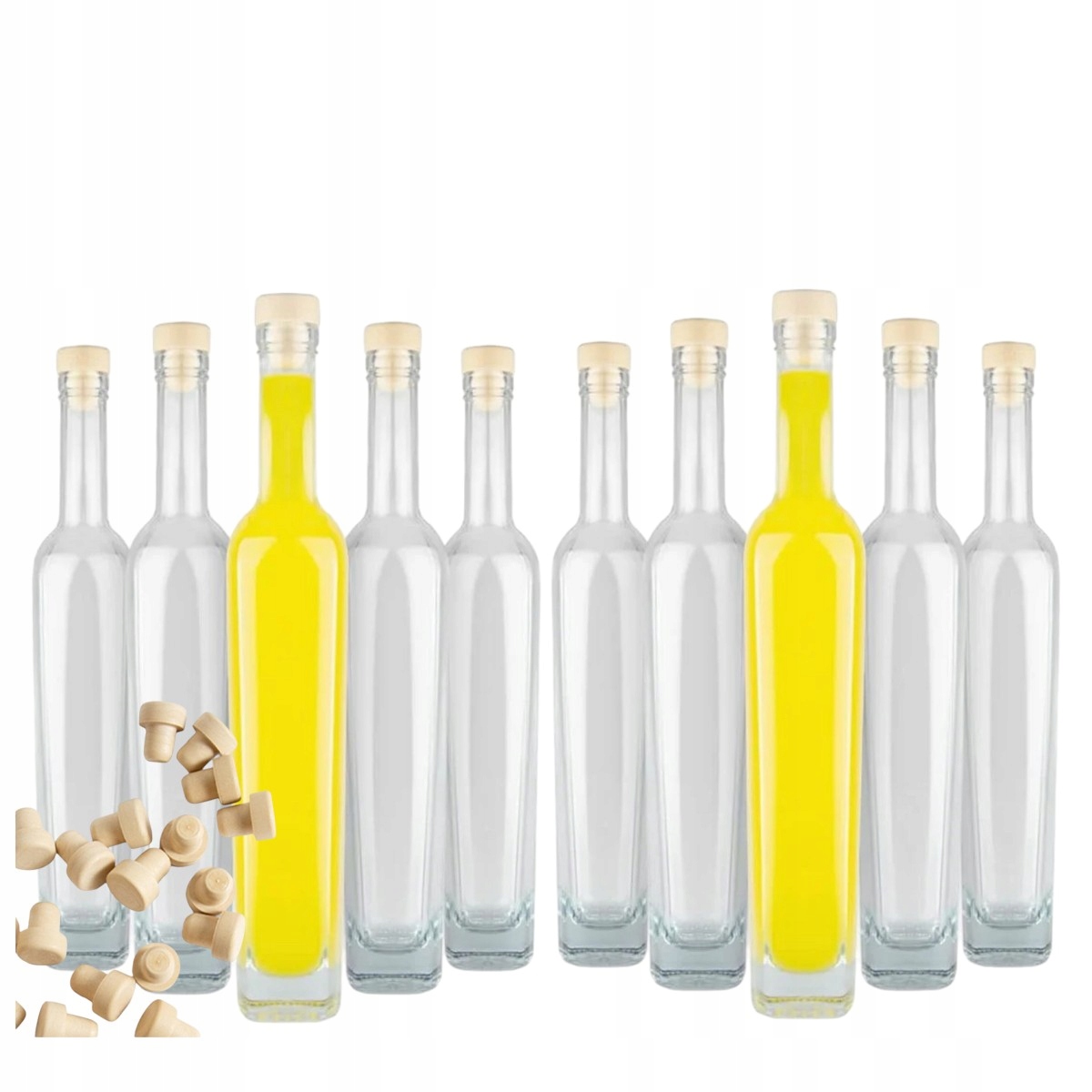 10x Butelki Szklane Arianna Alexis 375ml – Idealne do Nalewków, Wina i Soku
