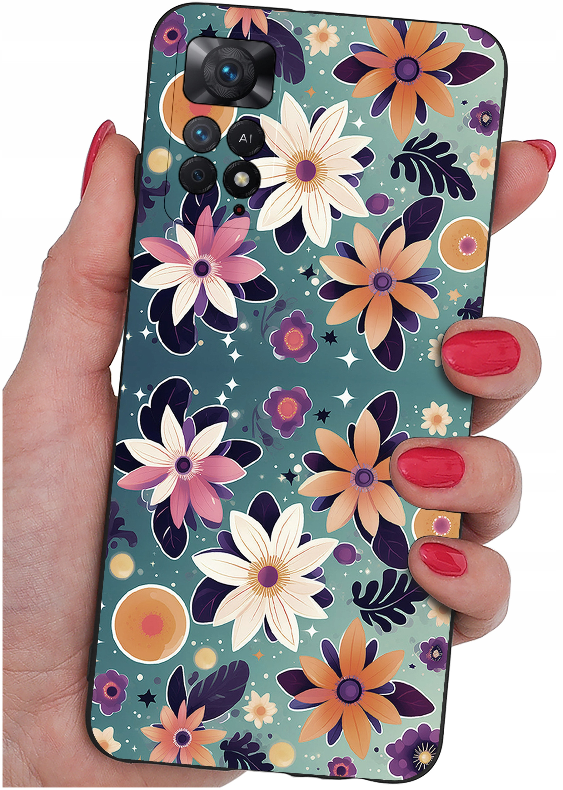ETUI do Xiaomi Redmi Note 11 Pro | WZORY | SILIKONOWE MATT CASE + SZKŁO HARTOWANE 9H