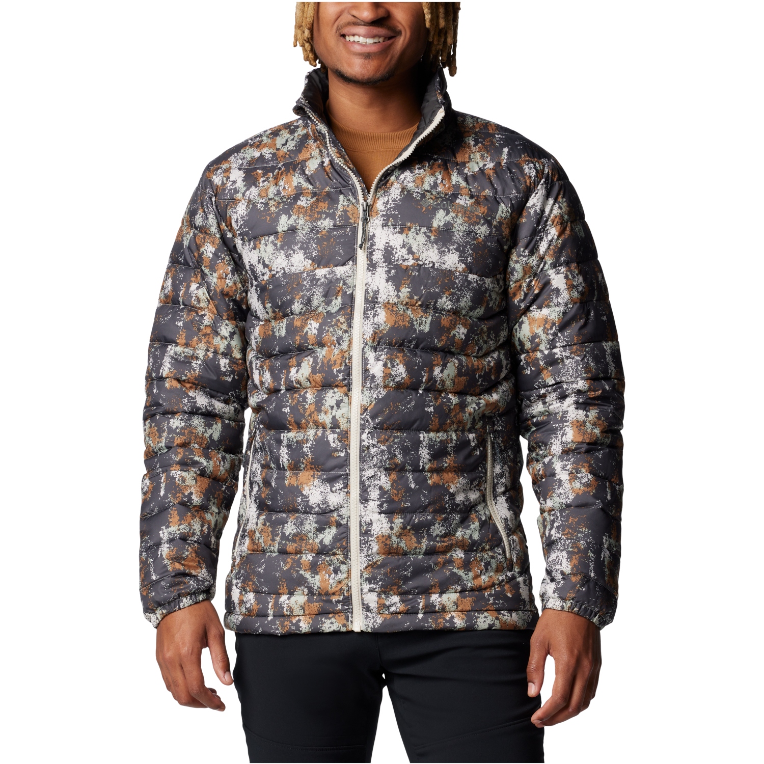 Columbia Powder Lite II Printed Jacket – Męska kurtka na każdą pogodę