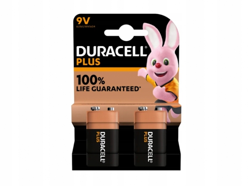 Bateria Duracell Batterie Plus -9V (MN1604/6LR61) 2St. – Niezawodne zasilanie dla Twoich urządzeń