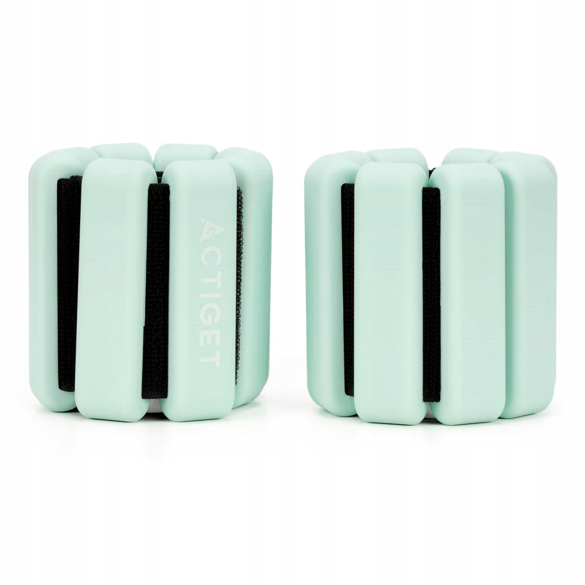 Obciążenia na ręce i nogi 2x1 kg do treningu fitness i cardio – Miętowe wsparcie dla Twojej aktywności