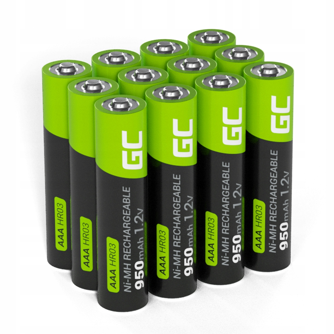 Akumulator Ni-MH R03 AAA 950mAh (Ready 2 Use) Green Cell – Wydajność i ekologia w jednym