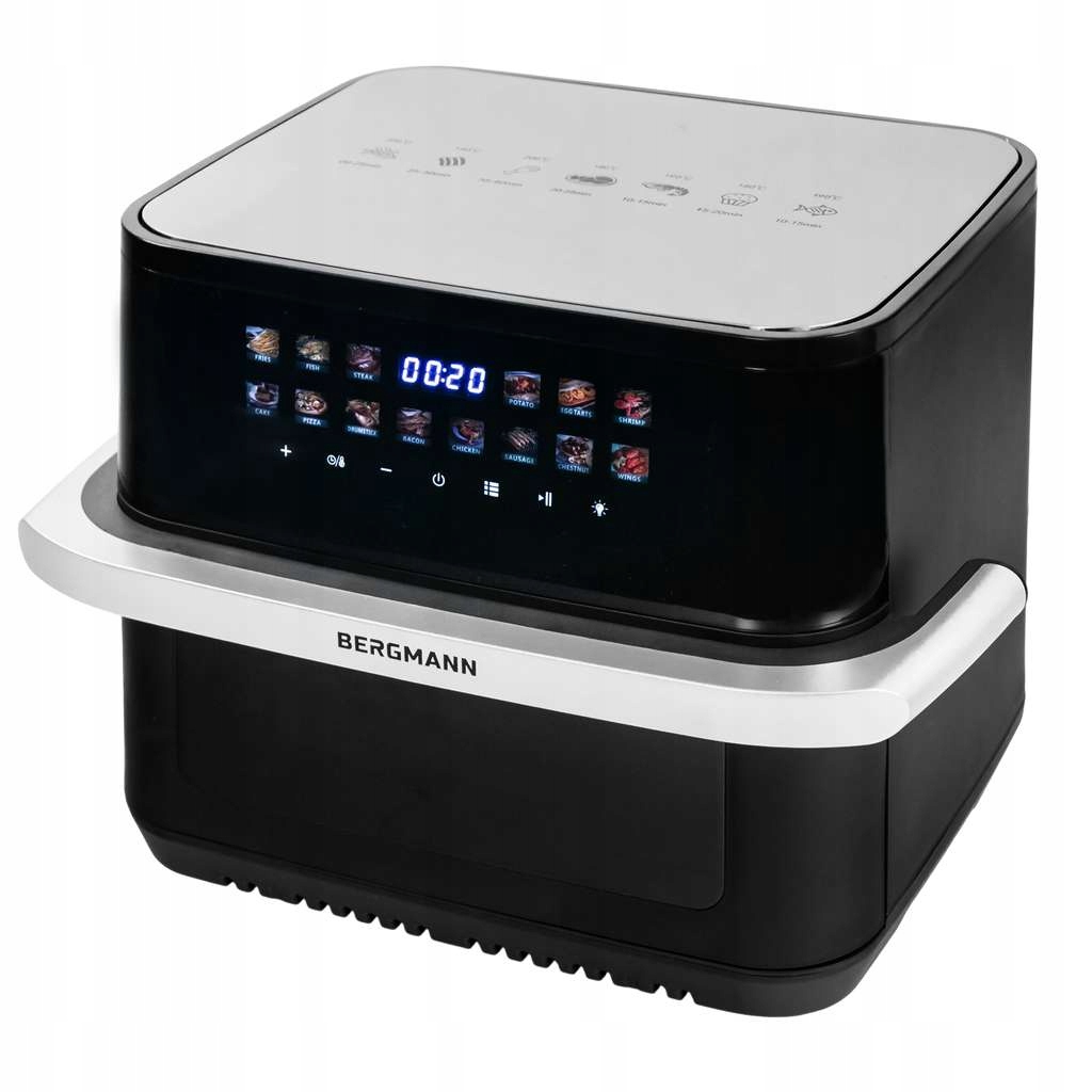 Frytkownica Beztłuszczowa 10L AIR FRYER BERGMANN – Zdrowe gotowanie w nowoczesnym stylu