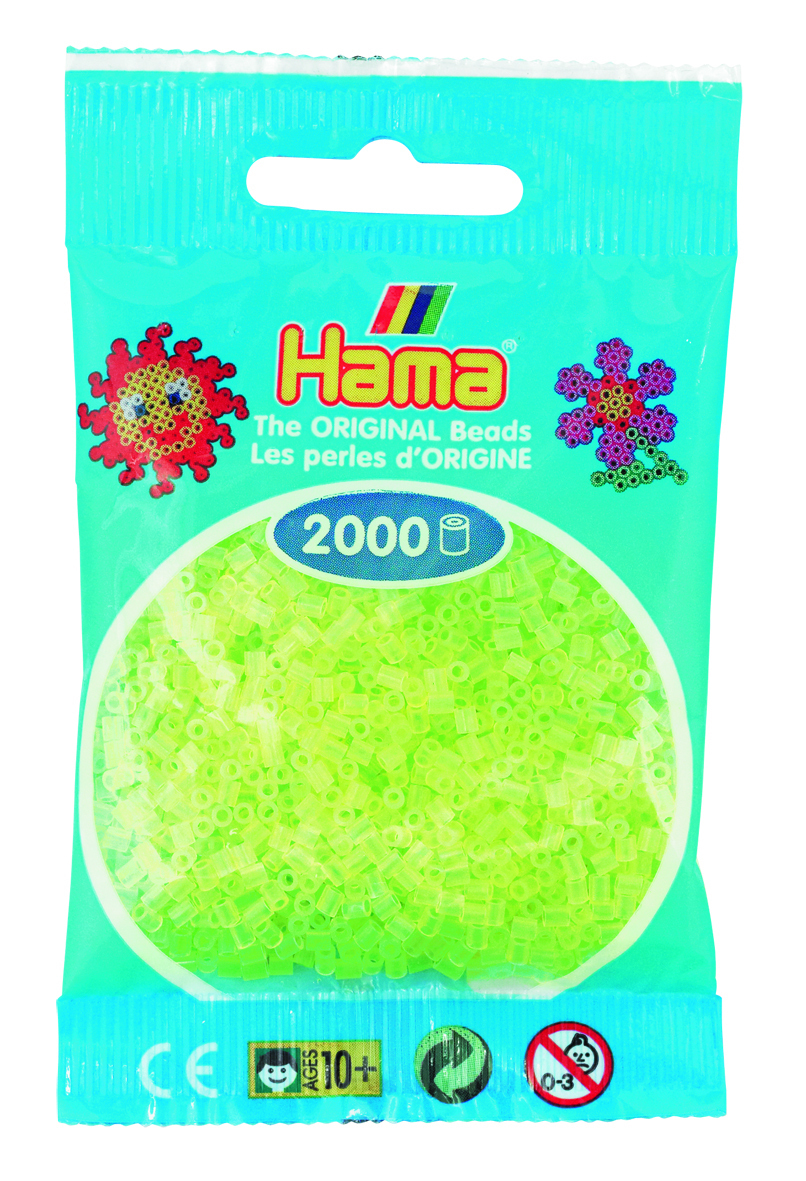 Hama mini perler neon kura – Kreatywna zabawa dla każdego