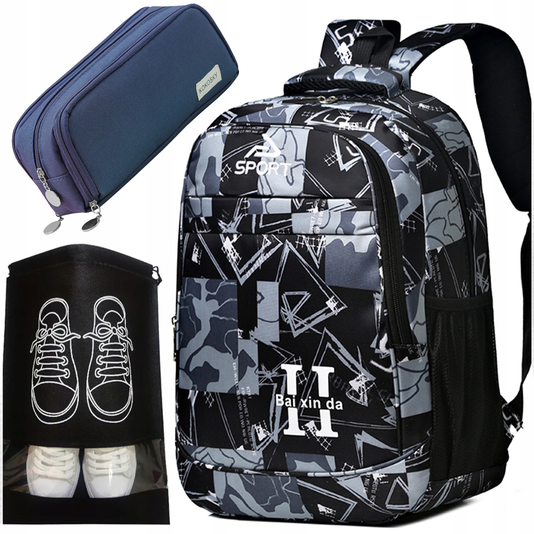 Ergonomiczne szelki i wentylowane plecy dla komfortu noszenia