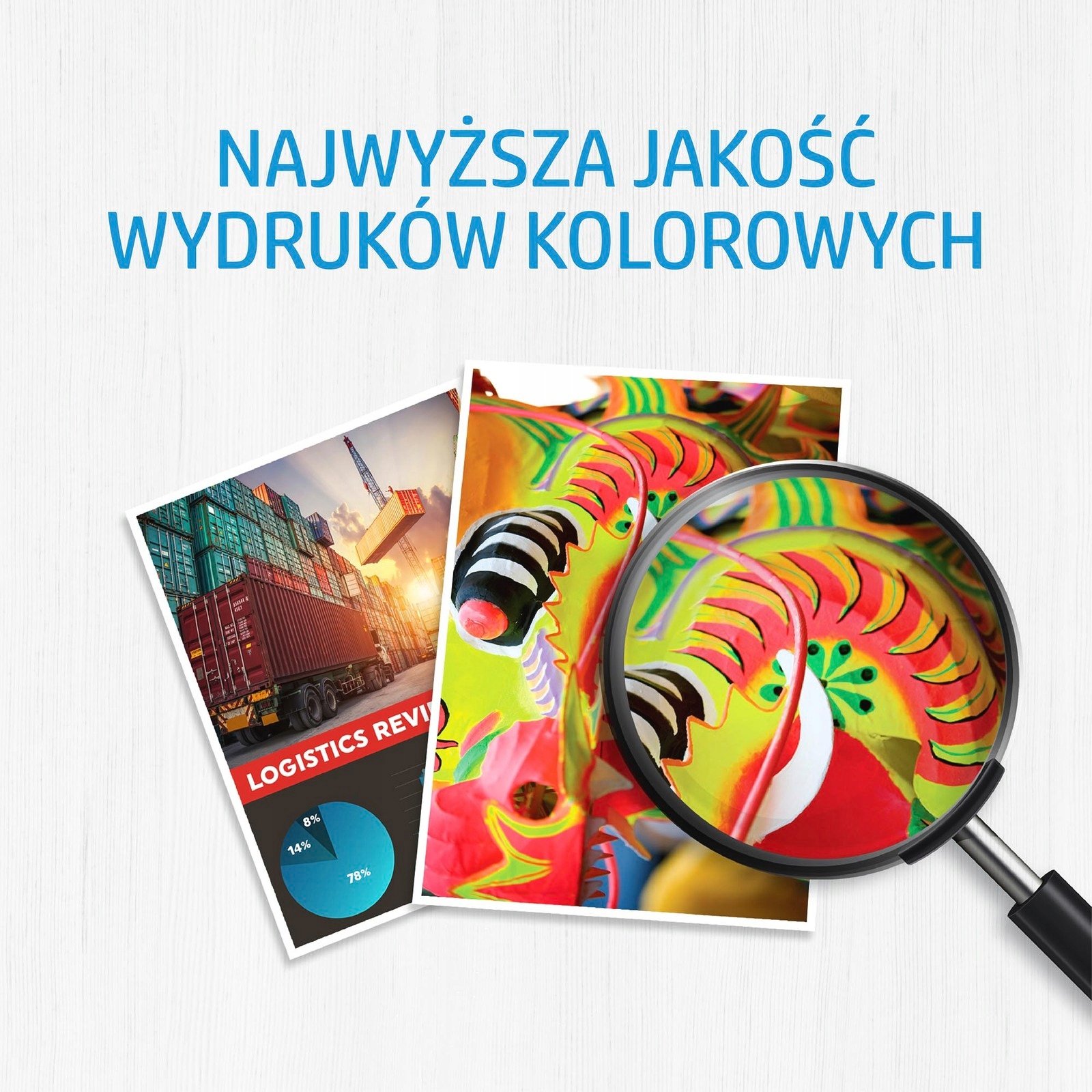 Wysoka jakość druku i intensywne kolory